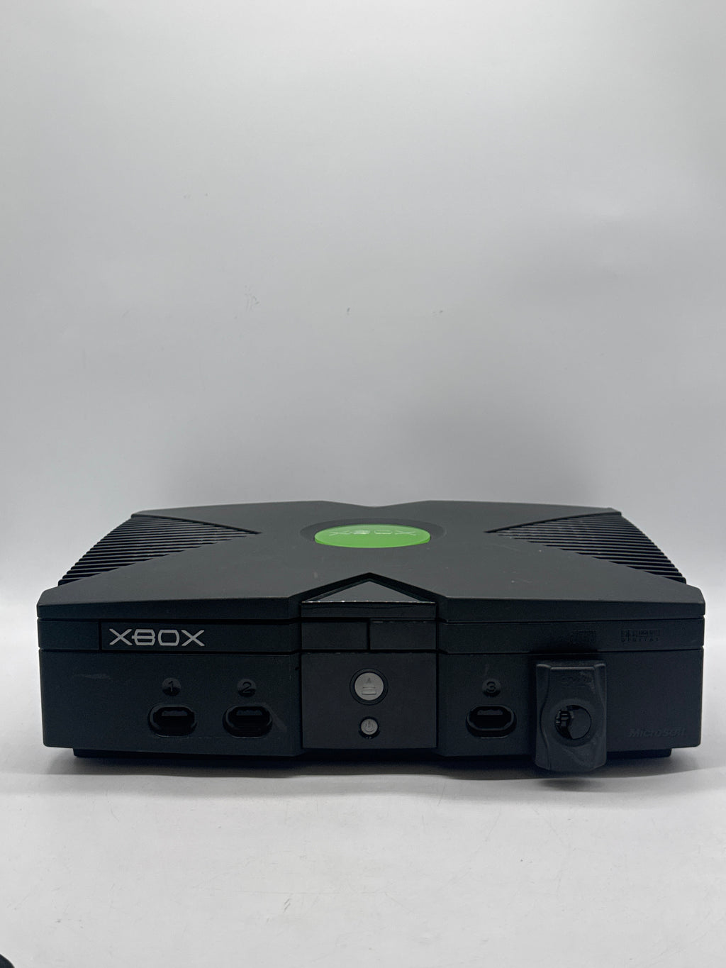 Microsoft Original Xbox 2001 Black Console w/ 4 Controllers - Used