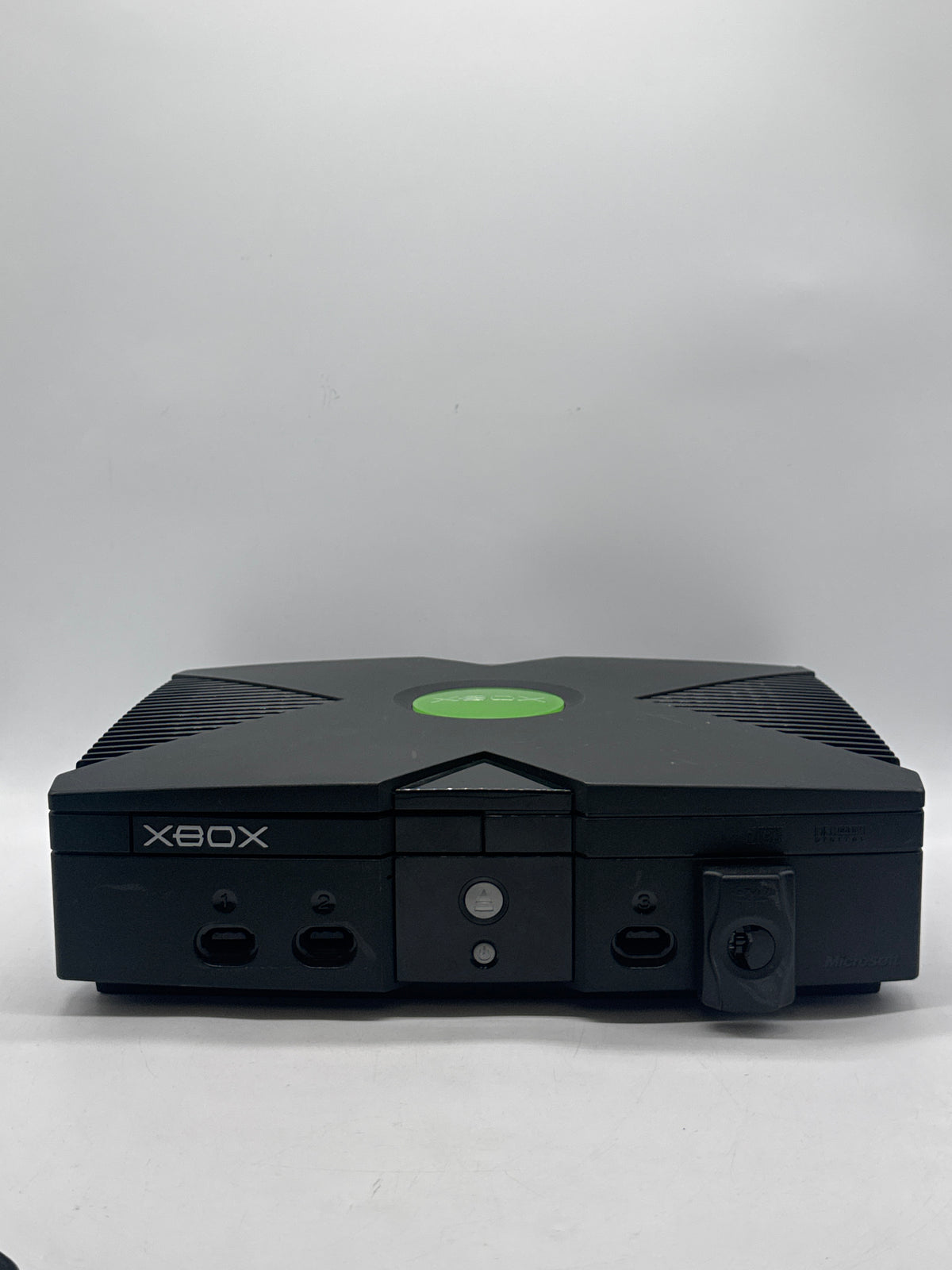 Microsoft Original Xbox 2001 Black Console w/ 4 Controllers - Used