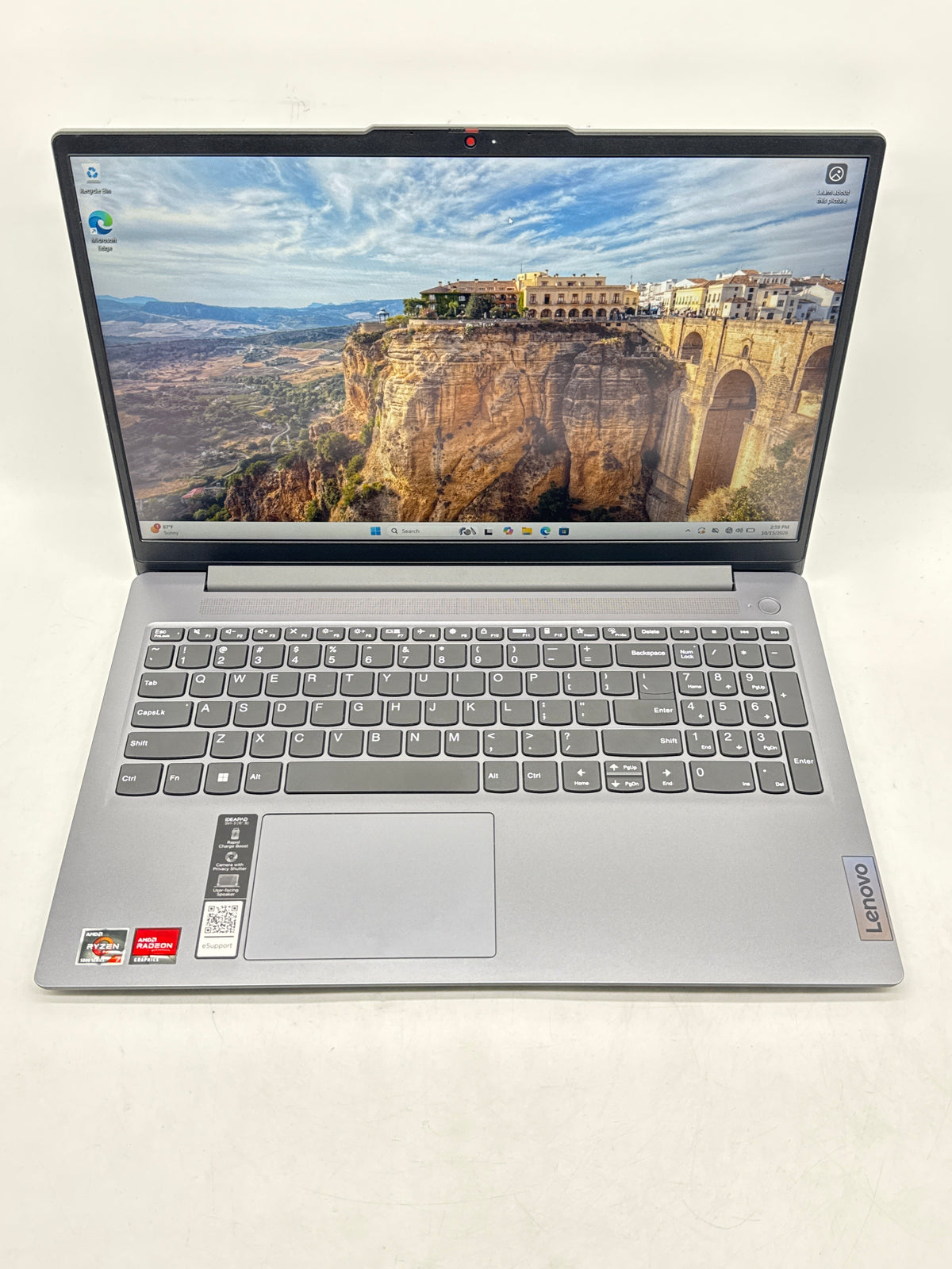 Lenovo IdeaPad Slim 3 15ABR8 Ryzen 7 5825U 16GB RAM 512GB SSD Gray - Used