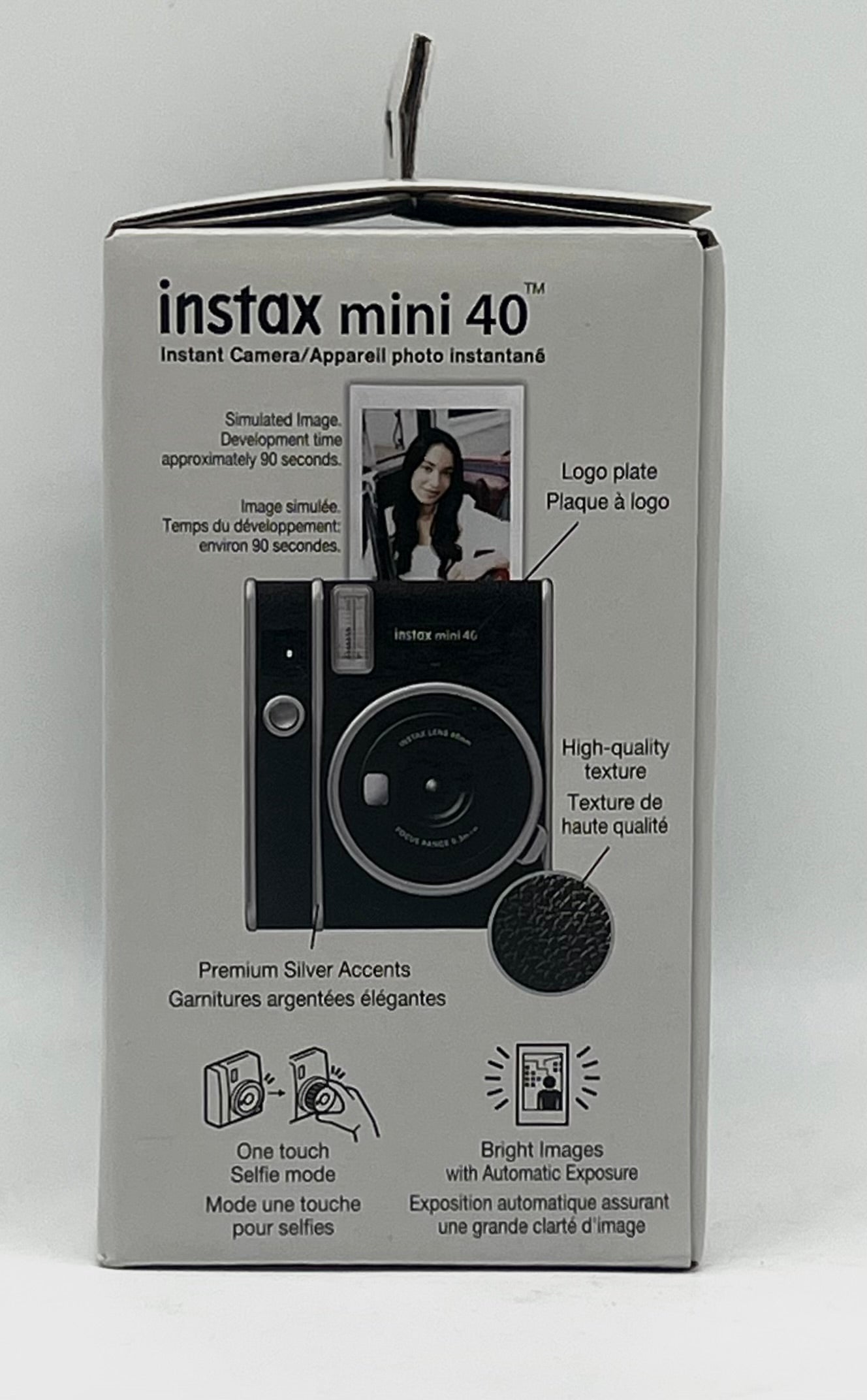 Fujifilm Instax Mini 40 Black Instant Film Camera - New In Box
