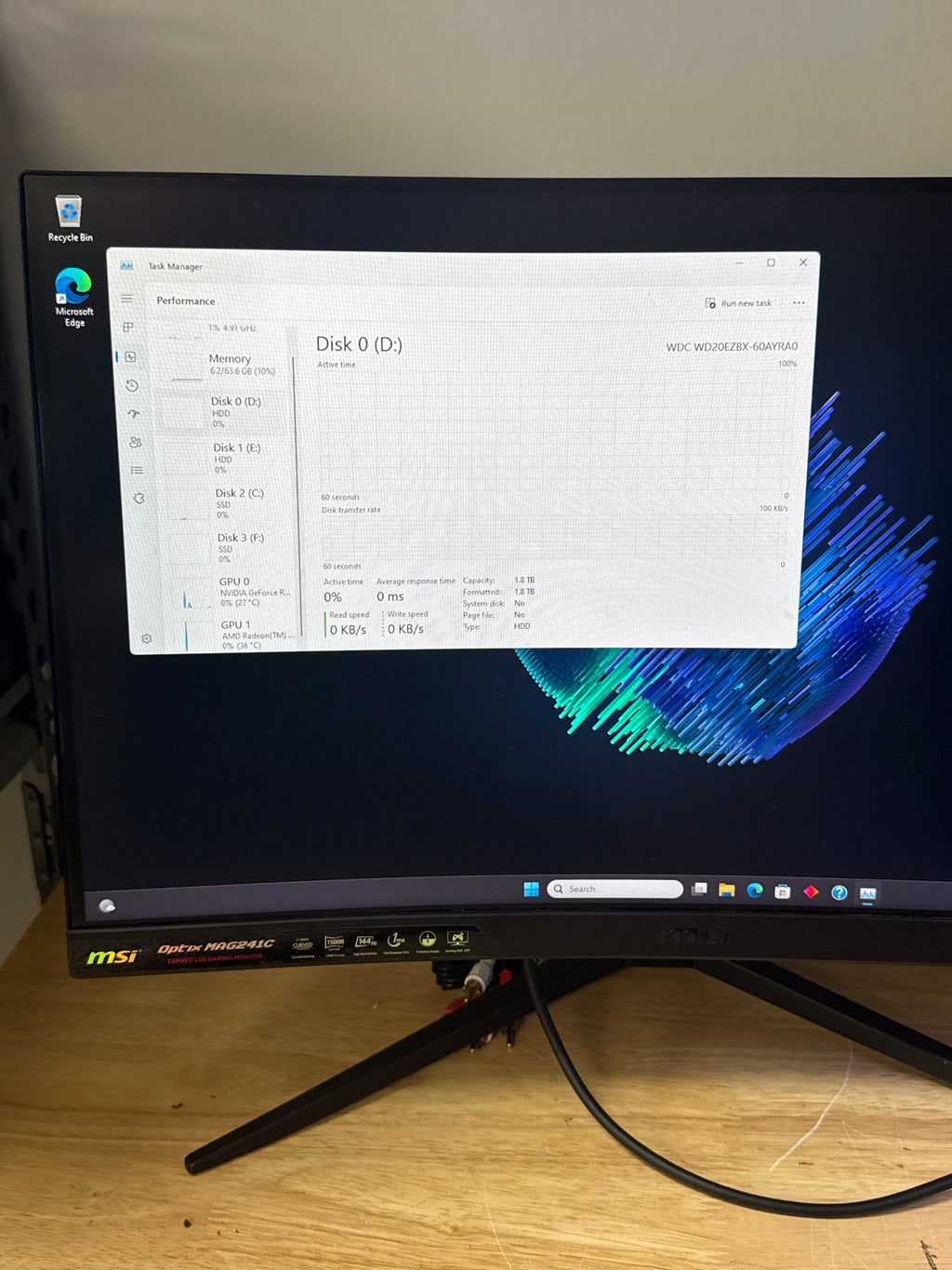 HP Omen 45L Ryzen 9 7900X 64GB RAM 4TB HDD + 4TB SSD RTX 4090 (24GB)