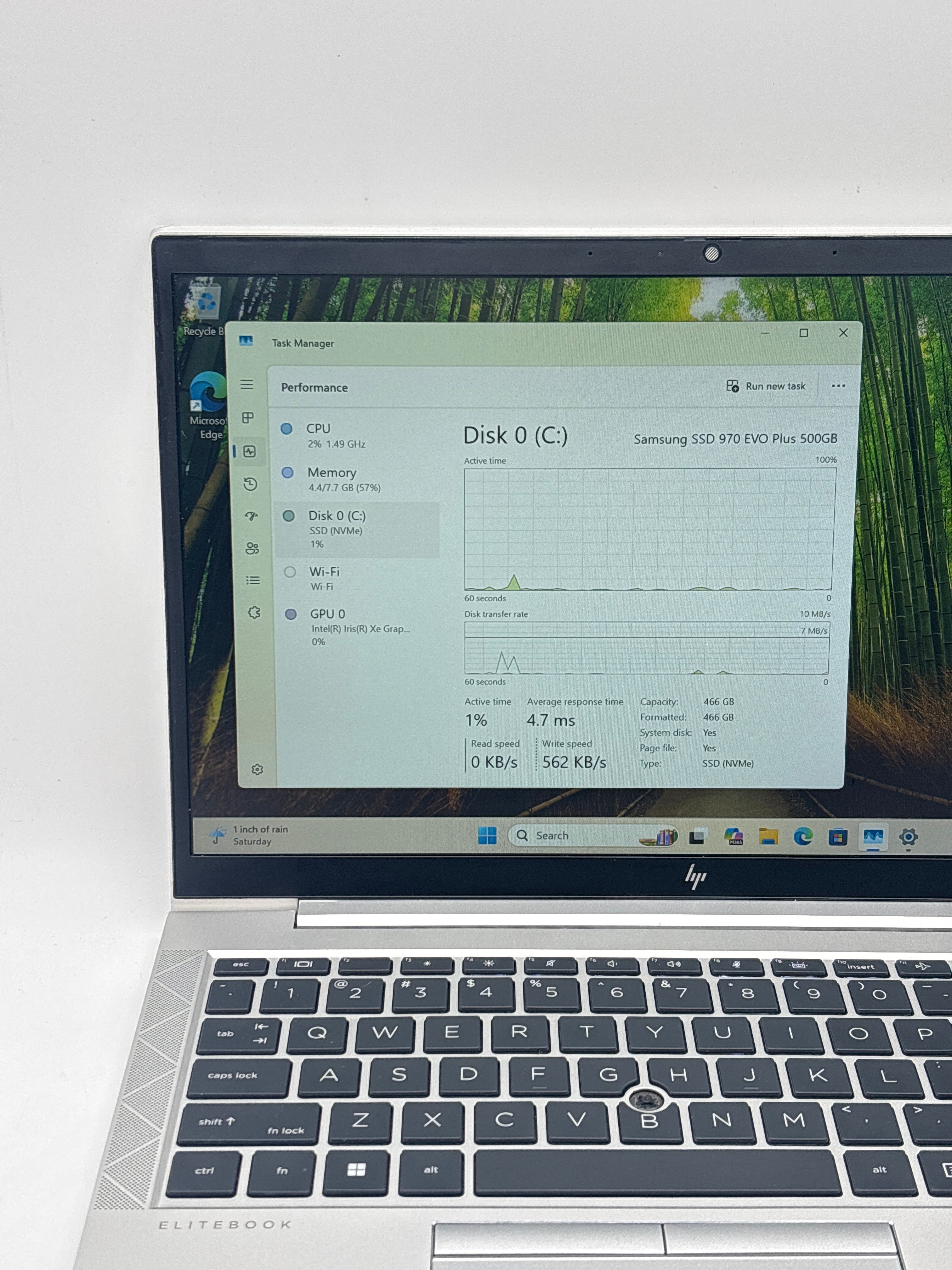HP EliteBook 840 G8 i5-1145G7 8GB RAM 256GB SSD