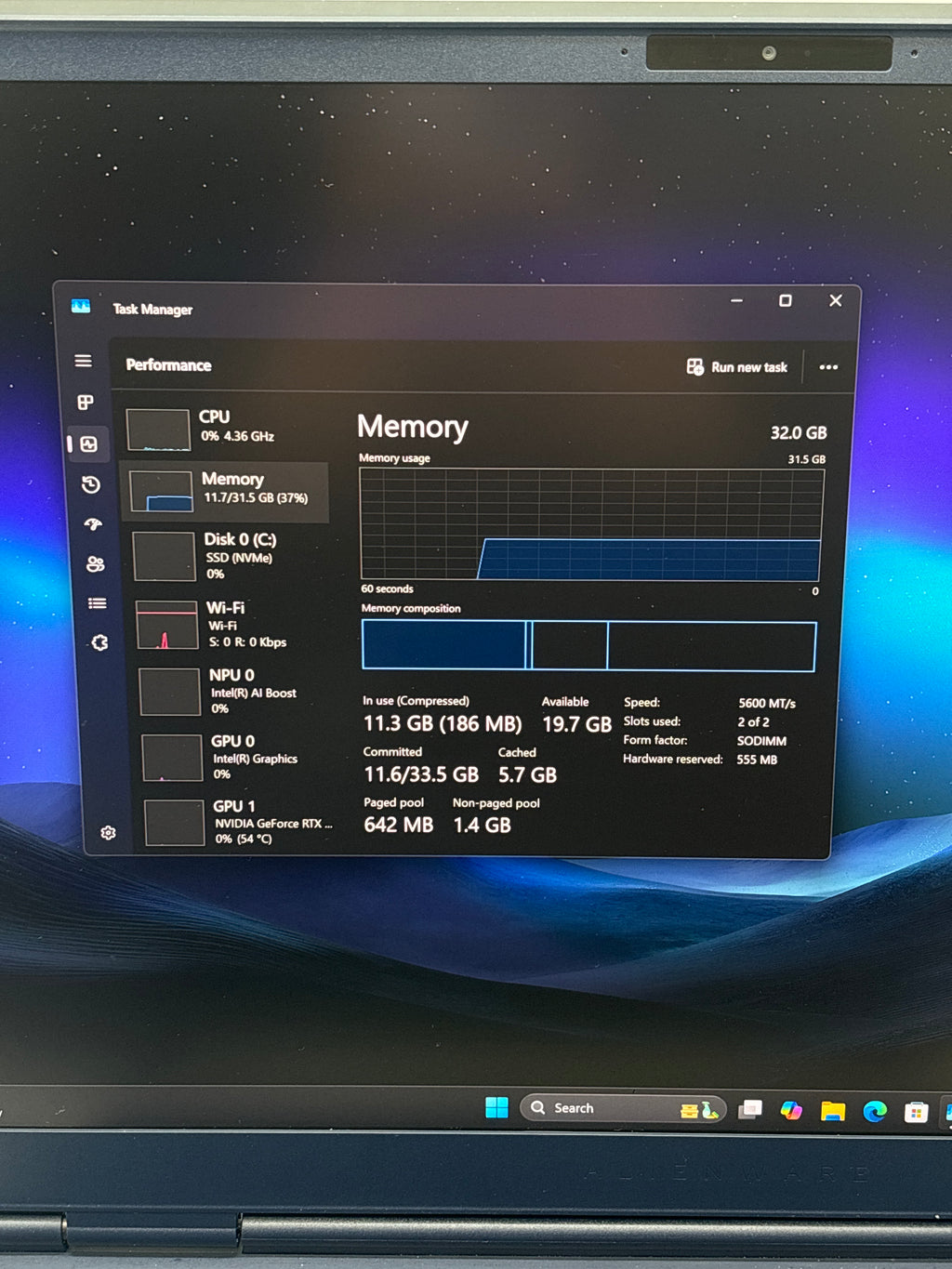 Dell Alienware 16X Aurora AC16251 Core Ultra 9 275HX 32GB RAM 1TB SSD