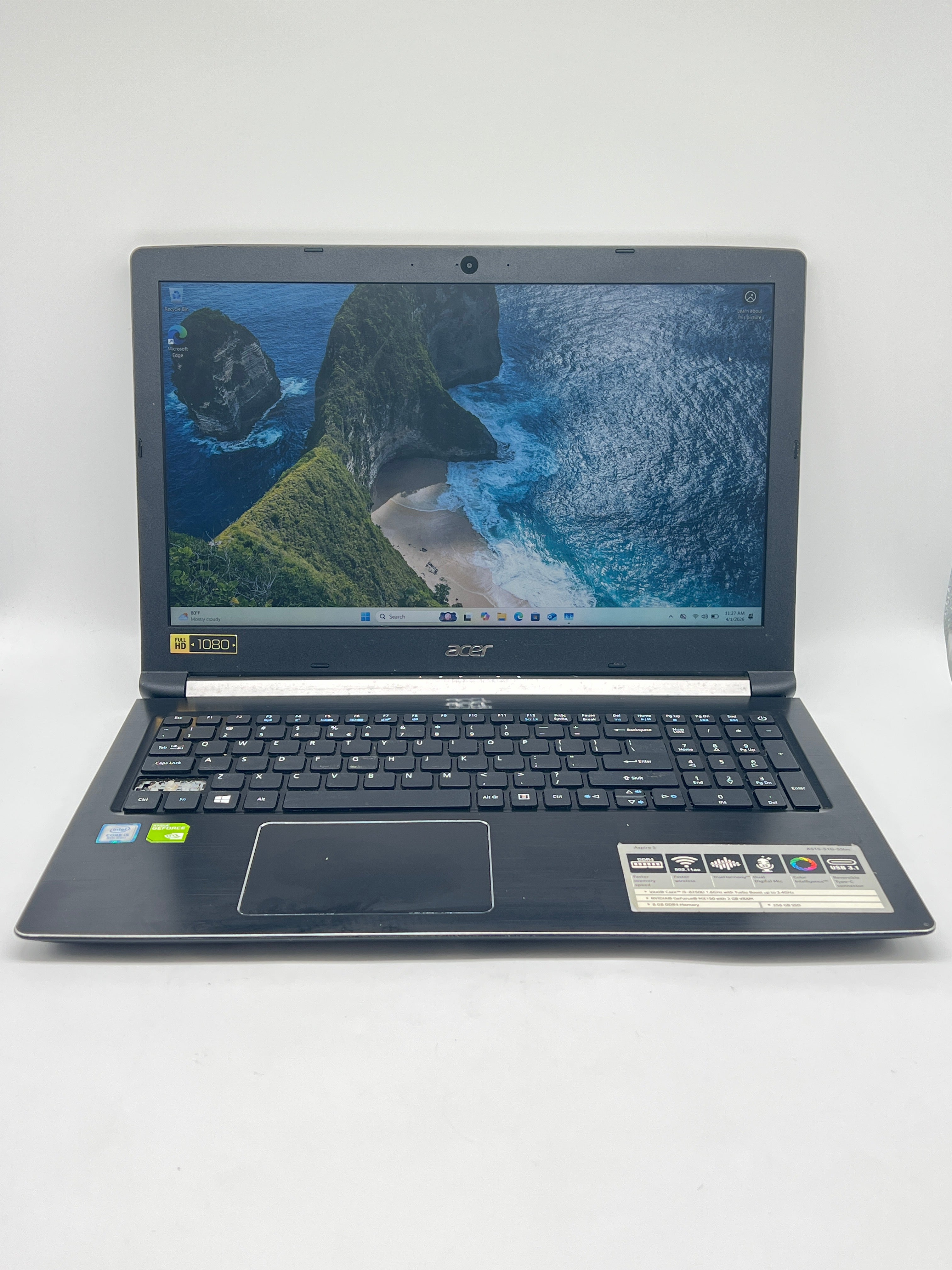 Acer Aspire A515-51G i5-8250u 8GB RAM 256GB SSD GeForce MX150 - For Parts (Read)