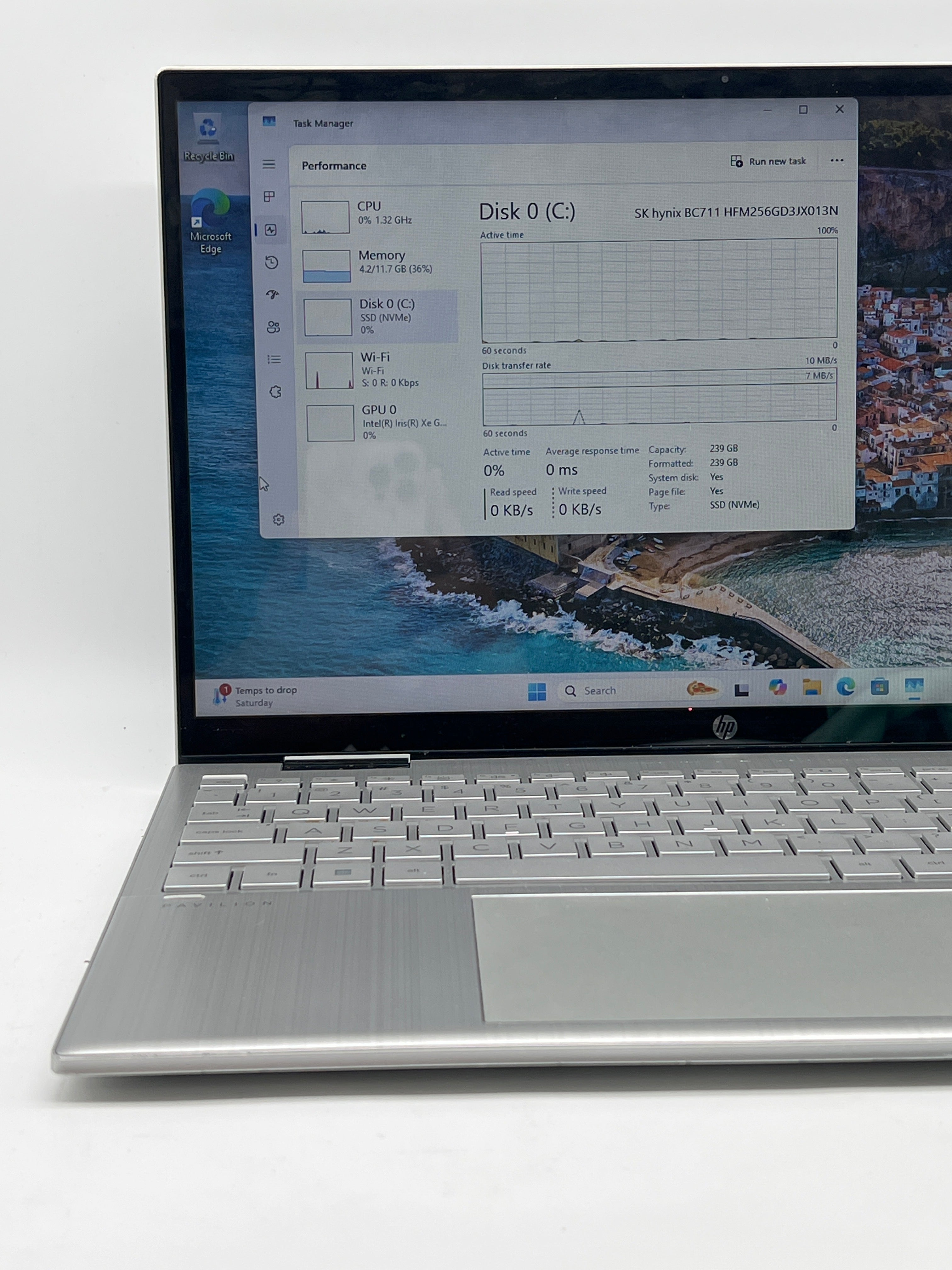HP Pavilion x360 Convertible 15t-er100 i5-1235U 12GB RAM 256GB SSD - Used