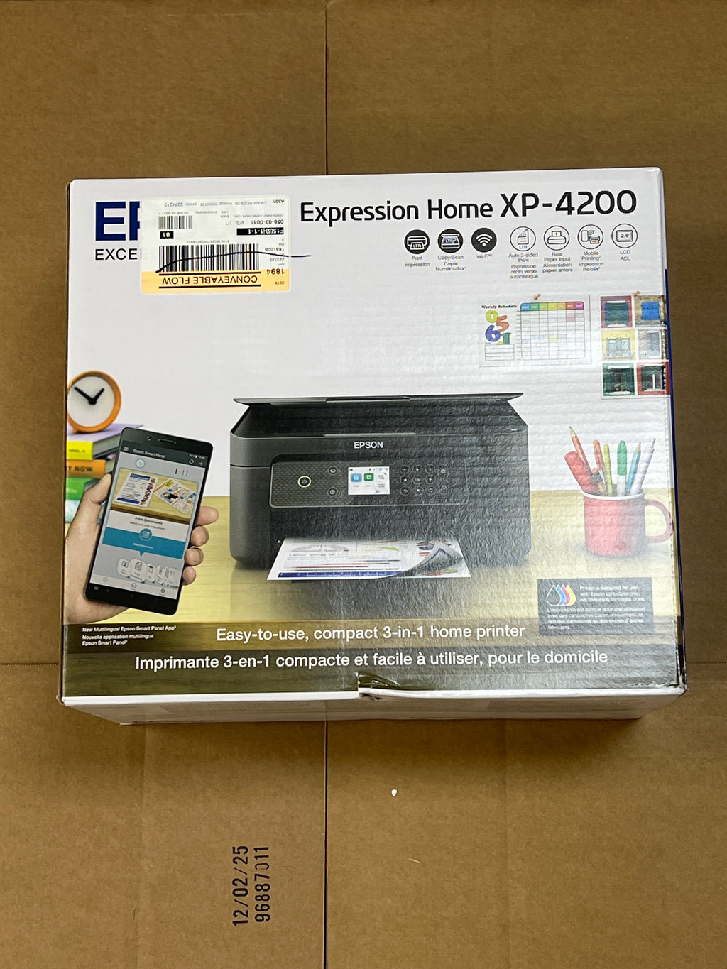Epson Expression Home XP-4200 All-in-One Inkjet Printer - New In Box