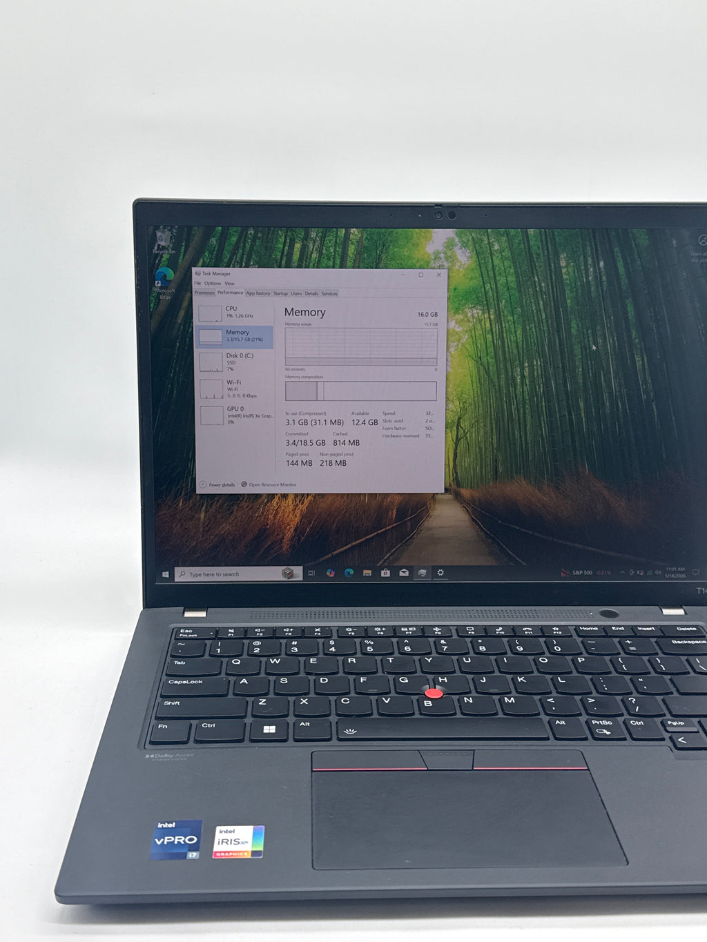 Lenovo ThinkPad T14 Gen 3 i7-1260P 16GB RAM 512GB SSD - POP Password