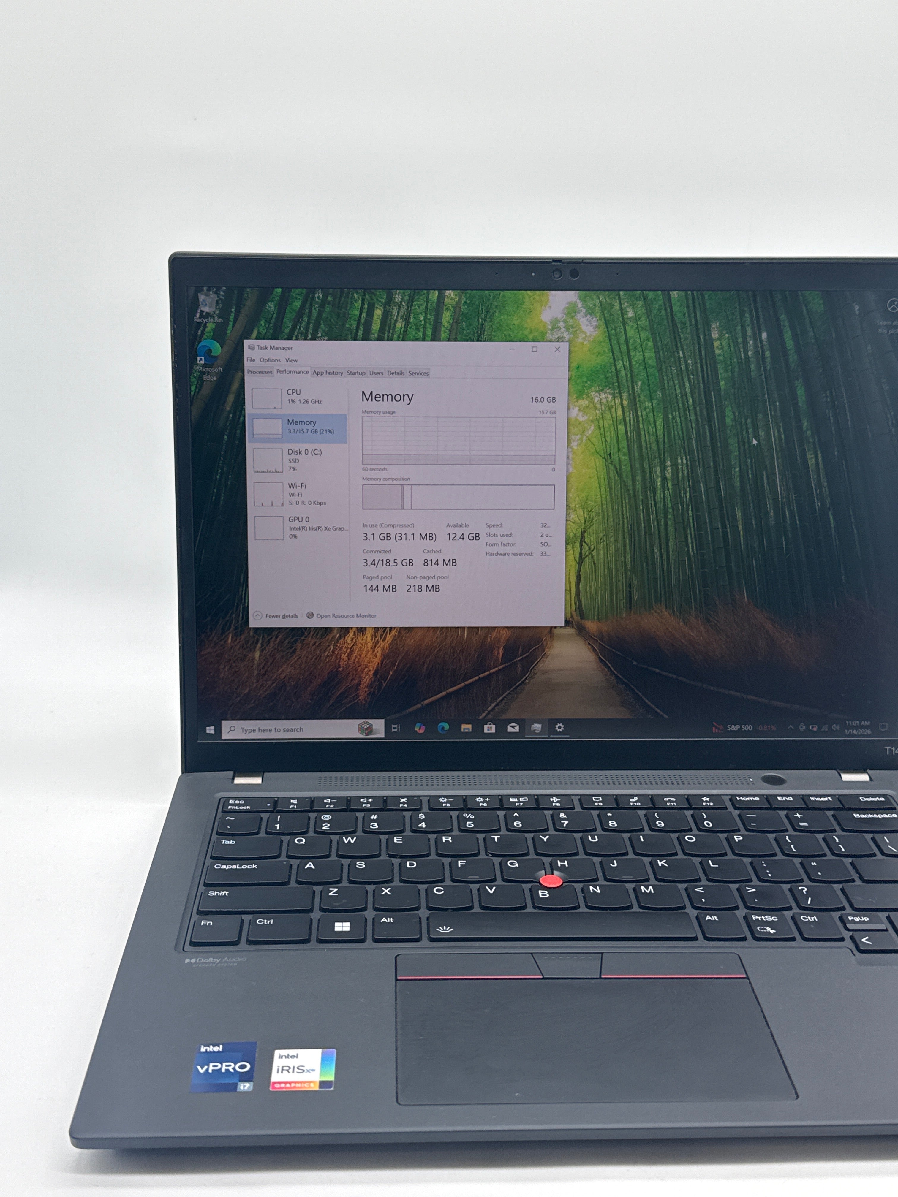 Lenovo ThinkPad T14 Gen 3 i7-1260P 16GB RAM 512GB SSD - POP Password