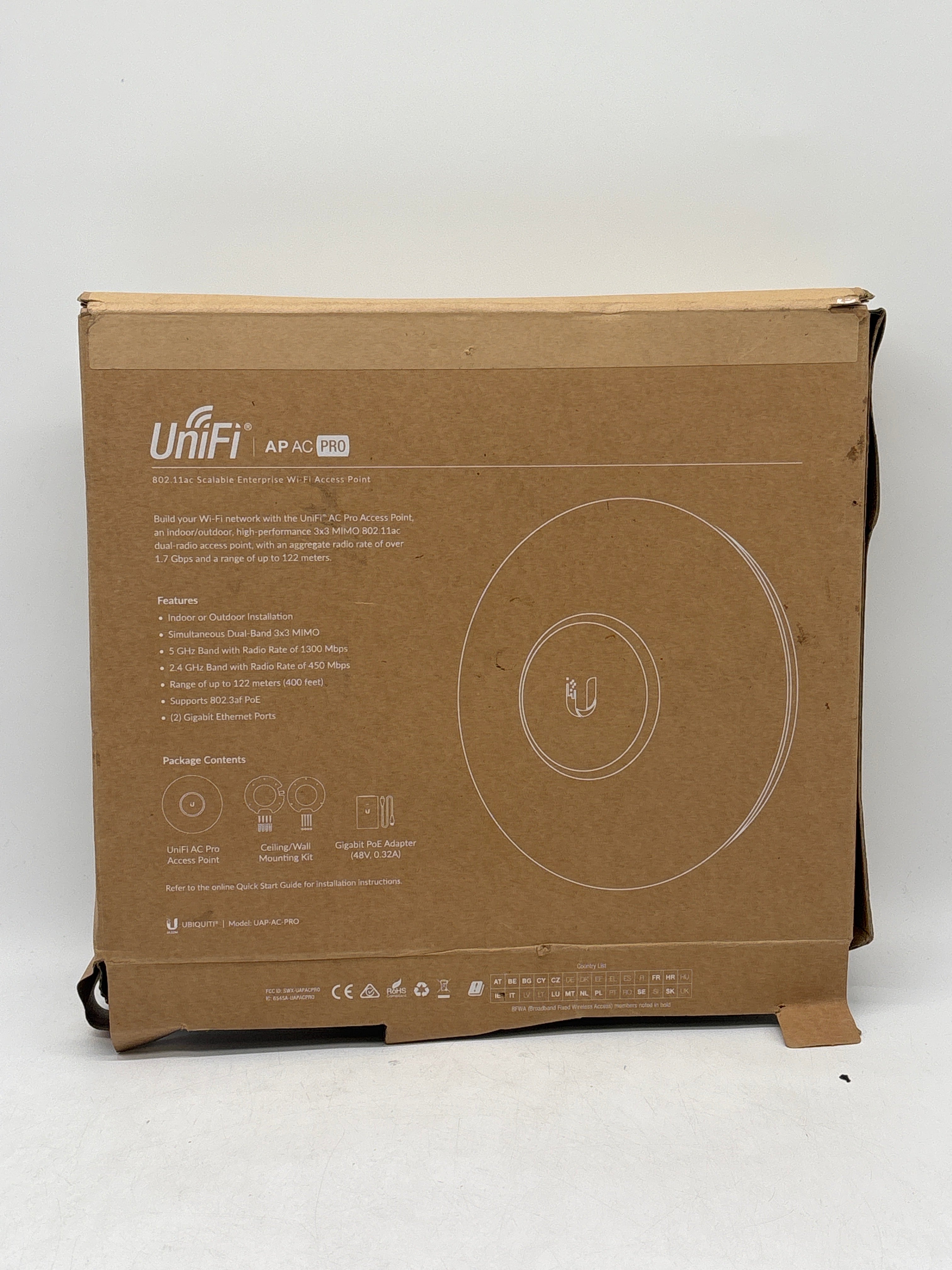 Ubiquiti UniFi AC AP Pro Access Point White - Open Box