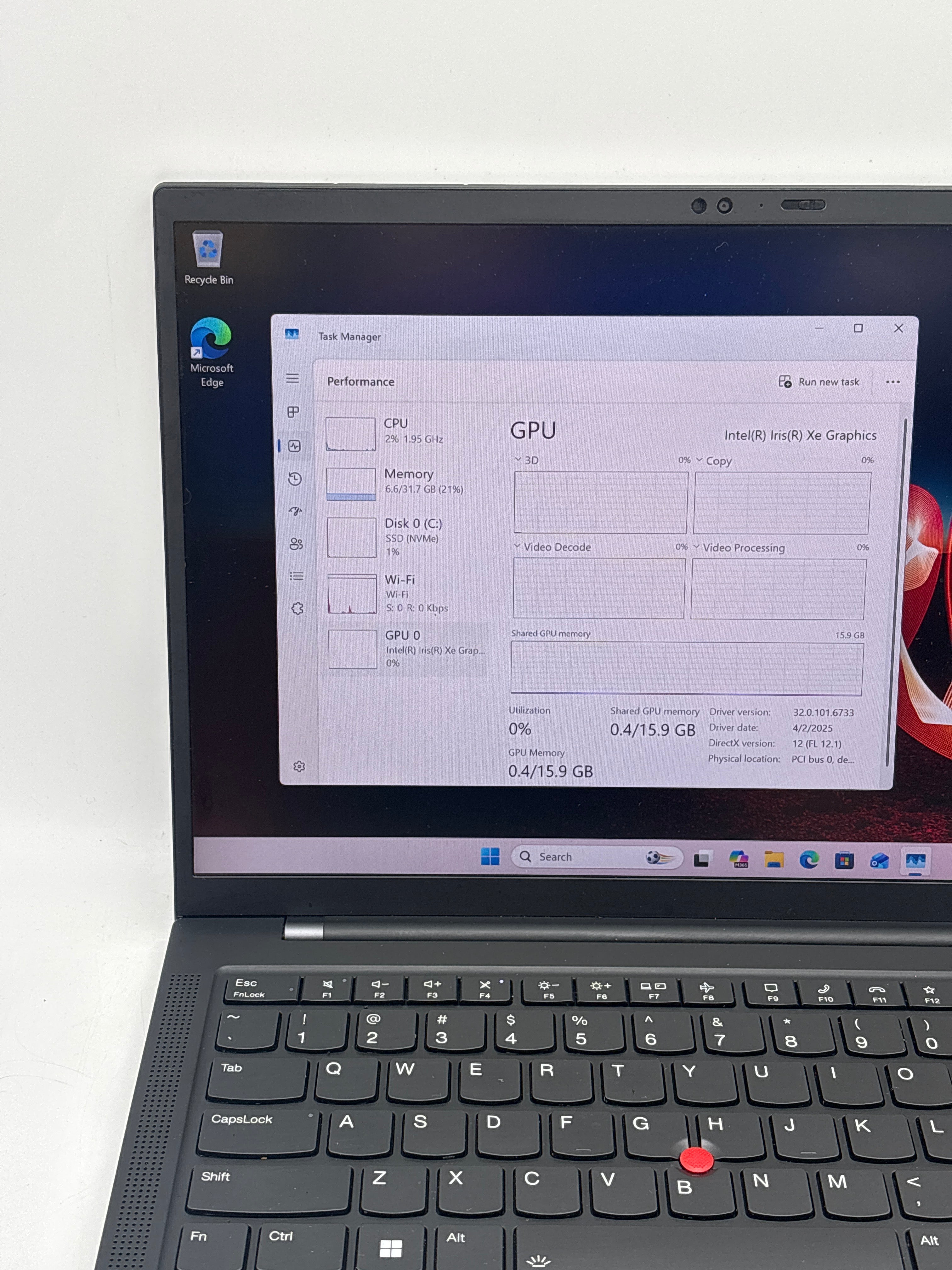 Lenovo ThinkPad X1 Carbon Gen 9 14" i5-1145G7 32GB RAM 256GB SSD - Used