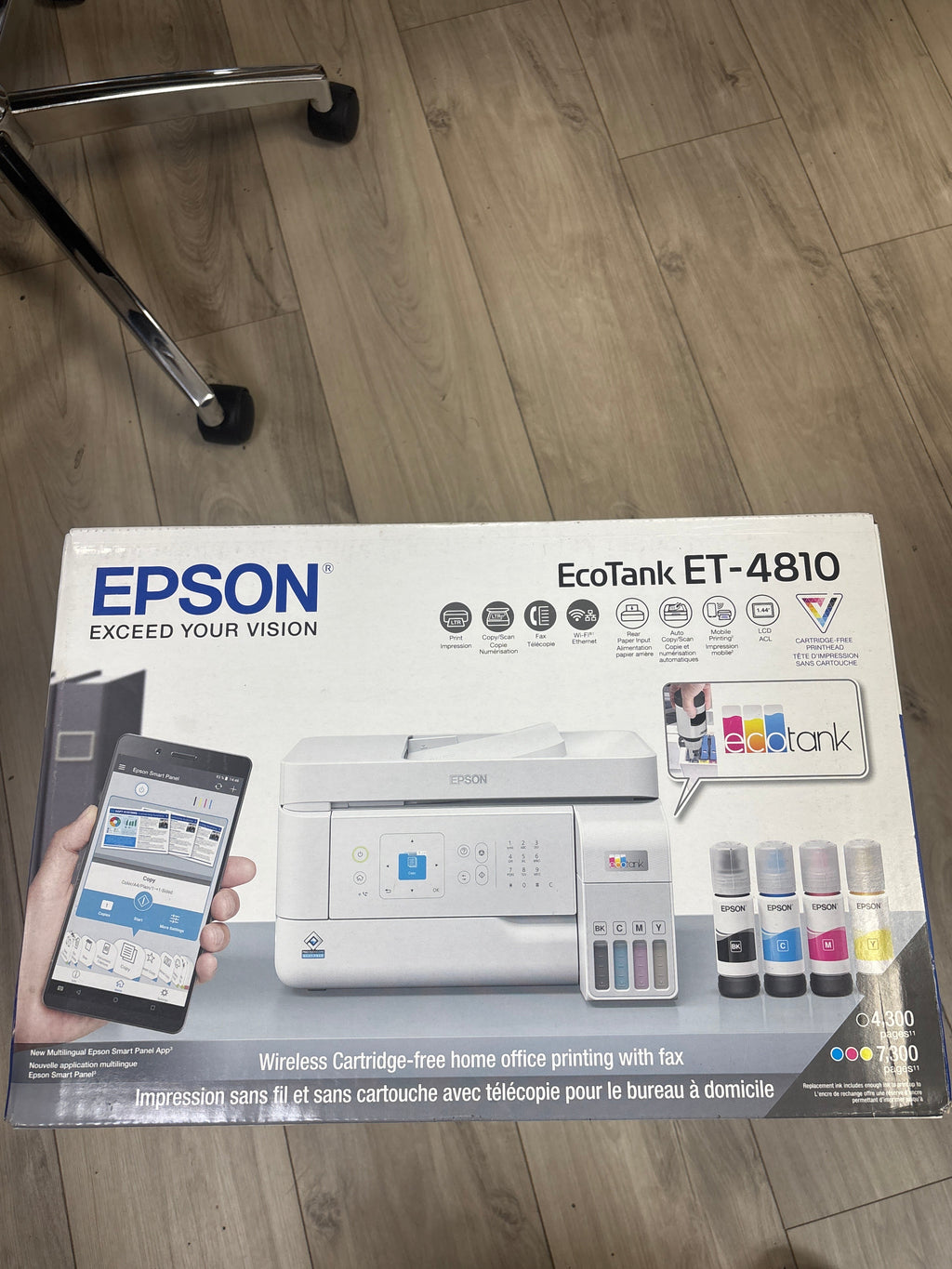 Epson ET-4810 Printer White New In Box