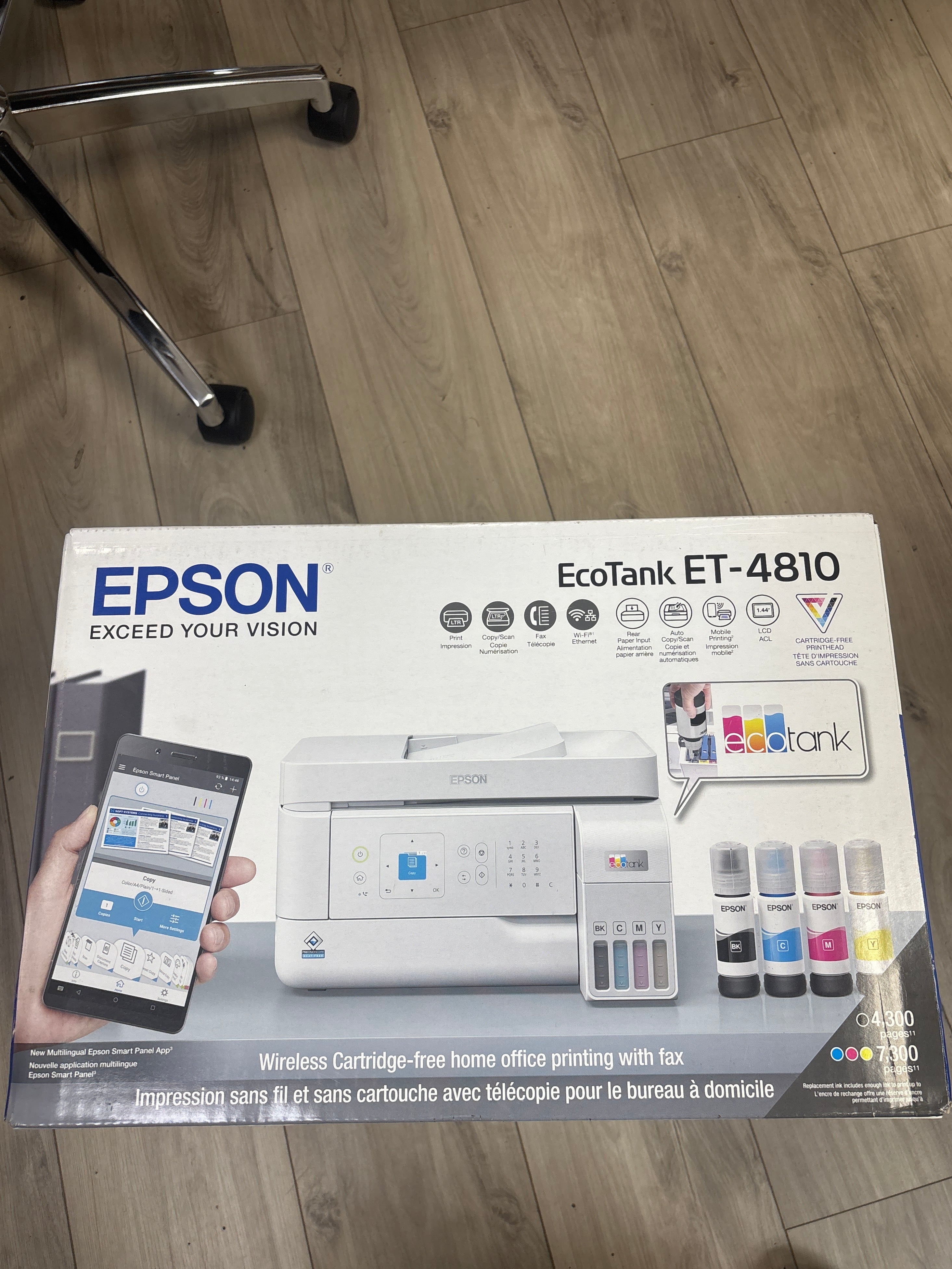 Epson ET-4810 Printer White New In Box
