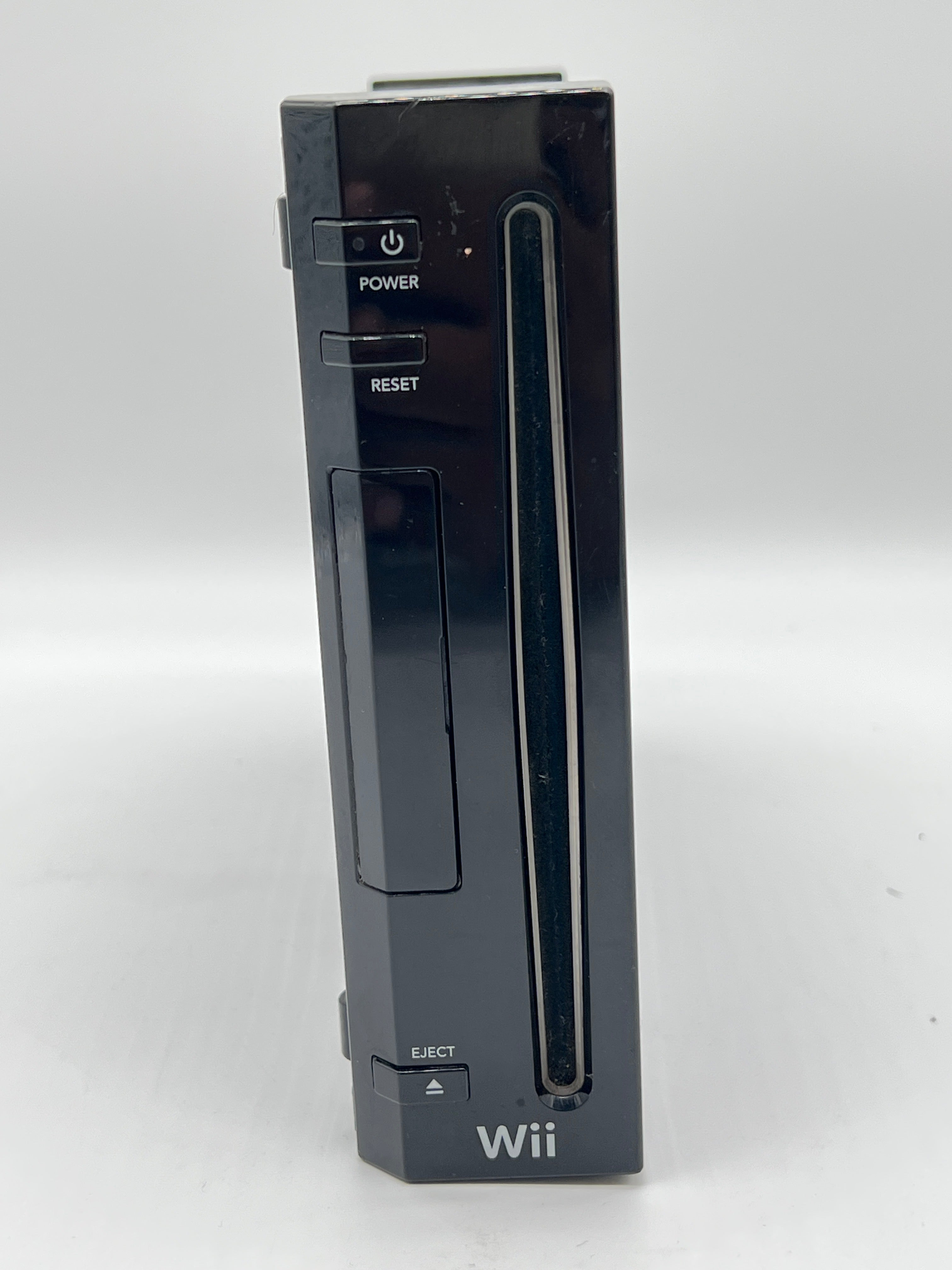 Nintendo Wii Console Bundle Black 2006 RVL-001 with Controller Used