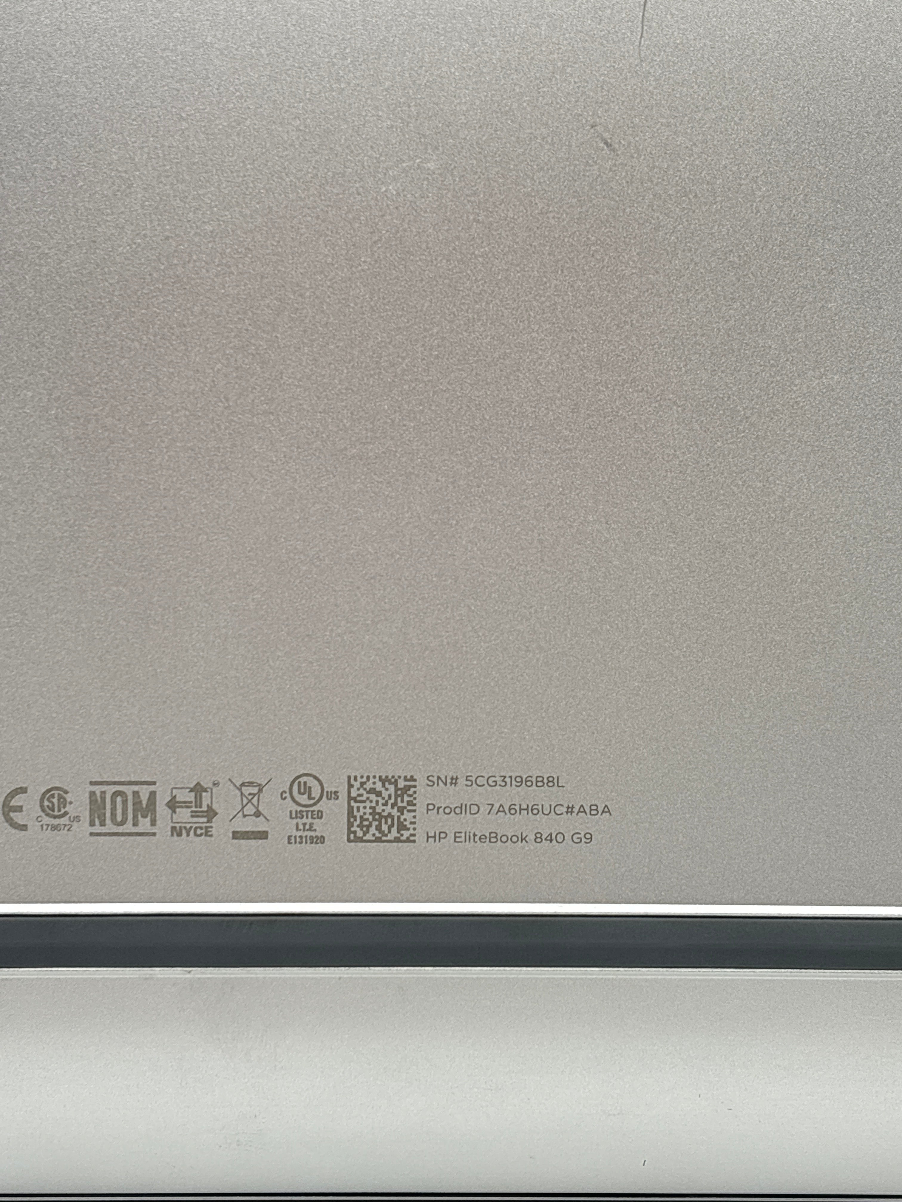 HP EliteBook 840 G9 14-inch i7-1255U 16GB RAM 512GB Silver - Used