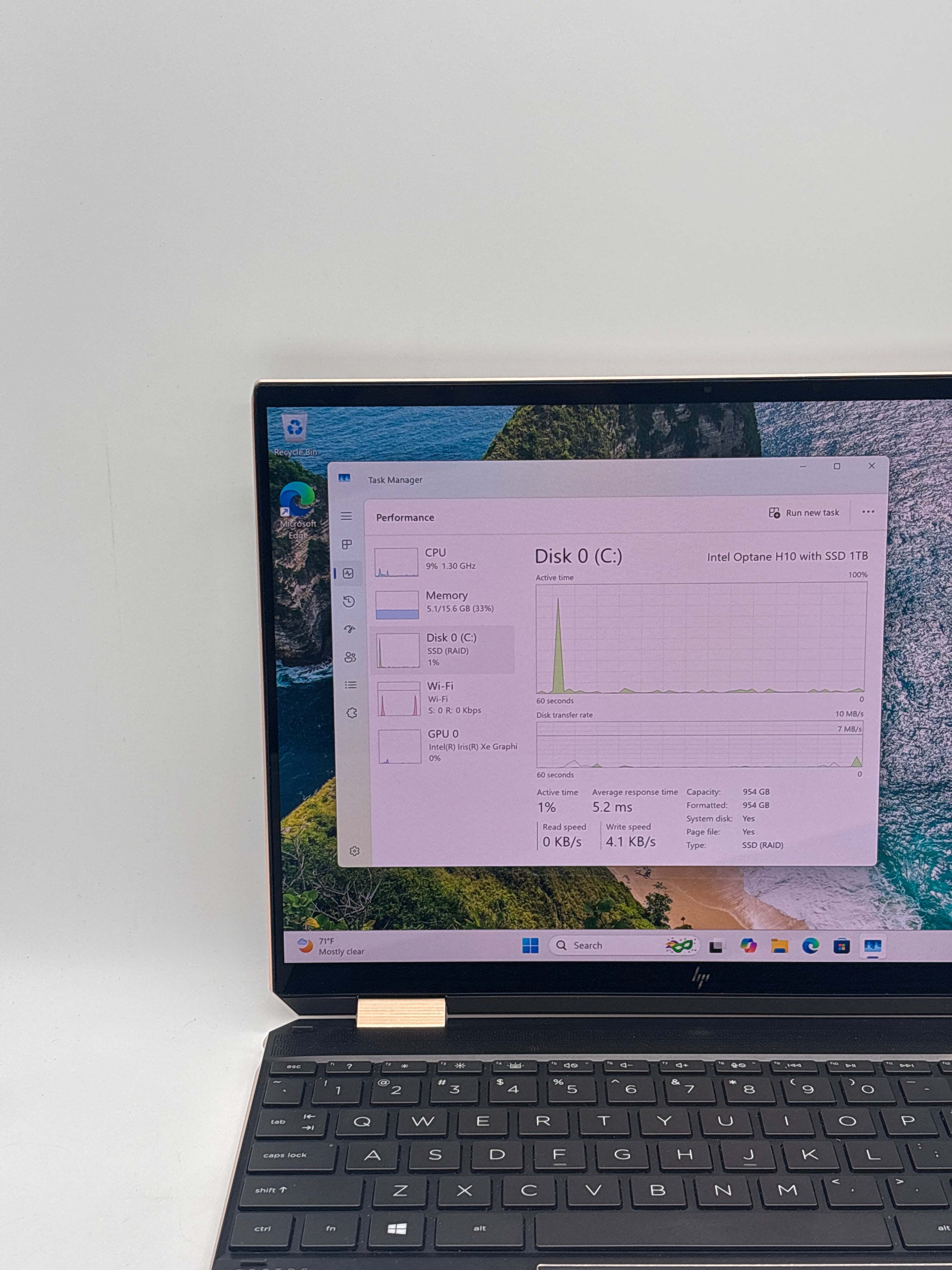 HP Spectre x360 14-inch i7-1165G7 1TB SSD 16GB RAM