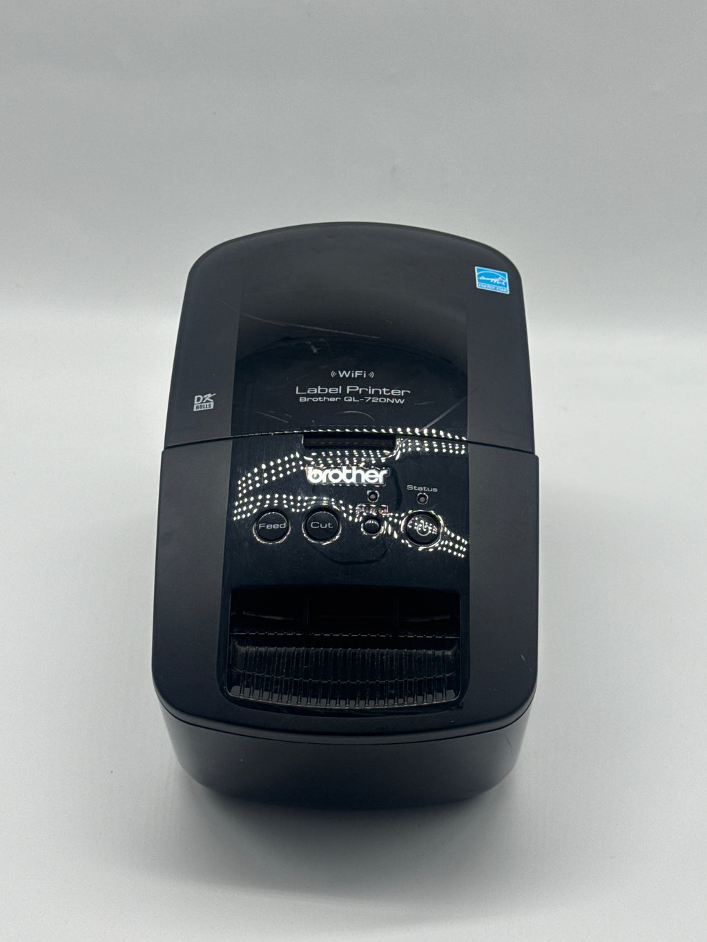 Brother QL-720NW Thermal Barcode Label Printer Black/White WiFi USB LAN Serial - Used