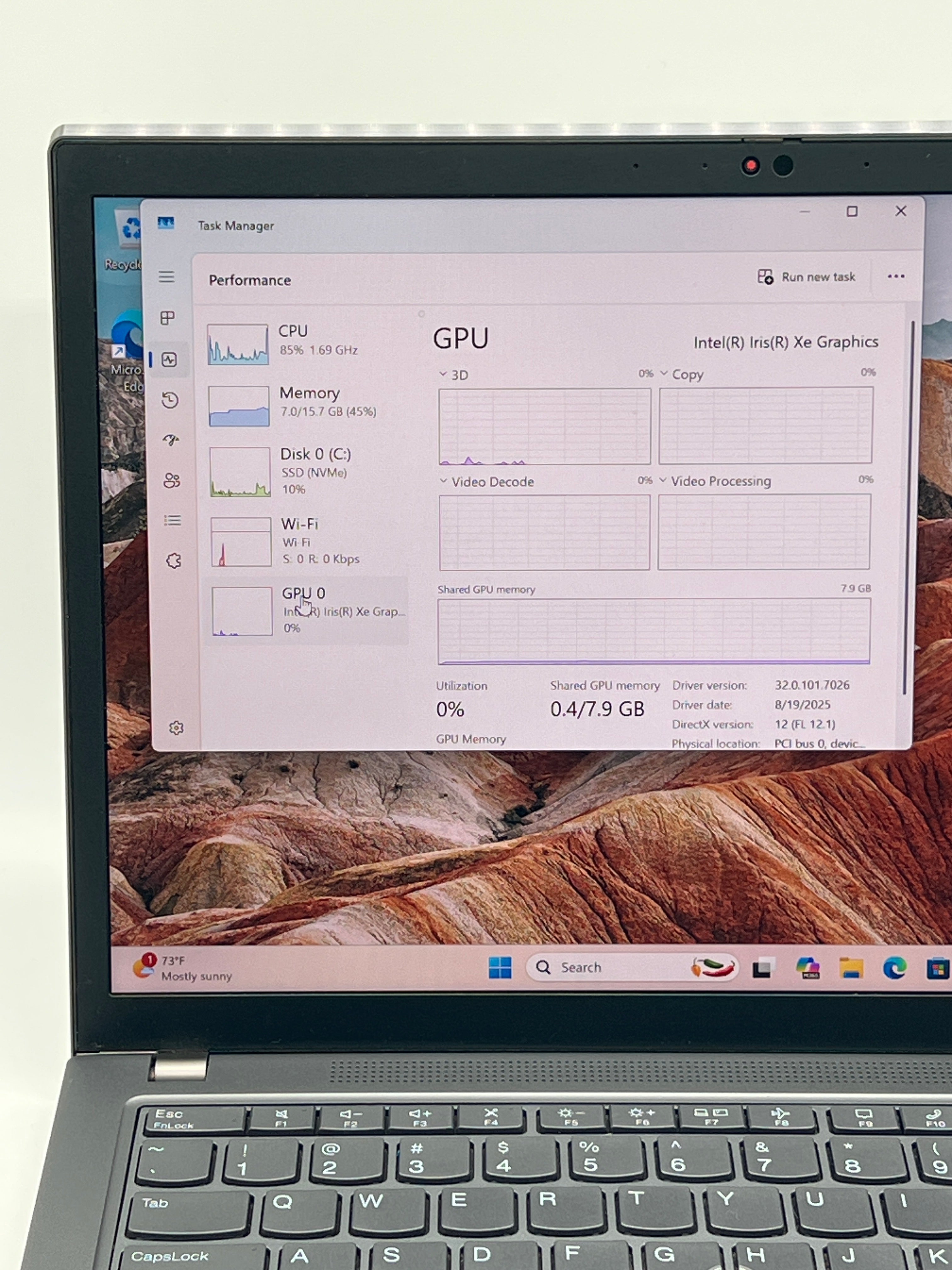 Lenovo ThinkPad X13 Gen 2 14 Inch i5-1185G7 16GB RAM 256GB SSD Gray Used