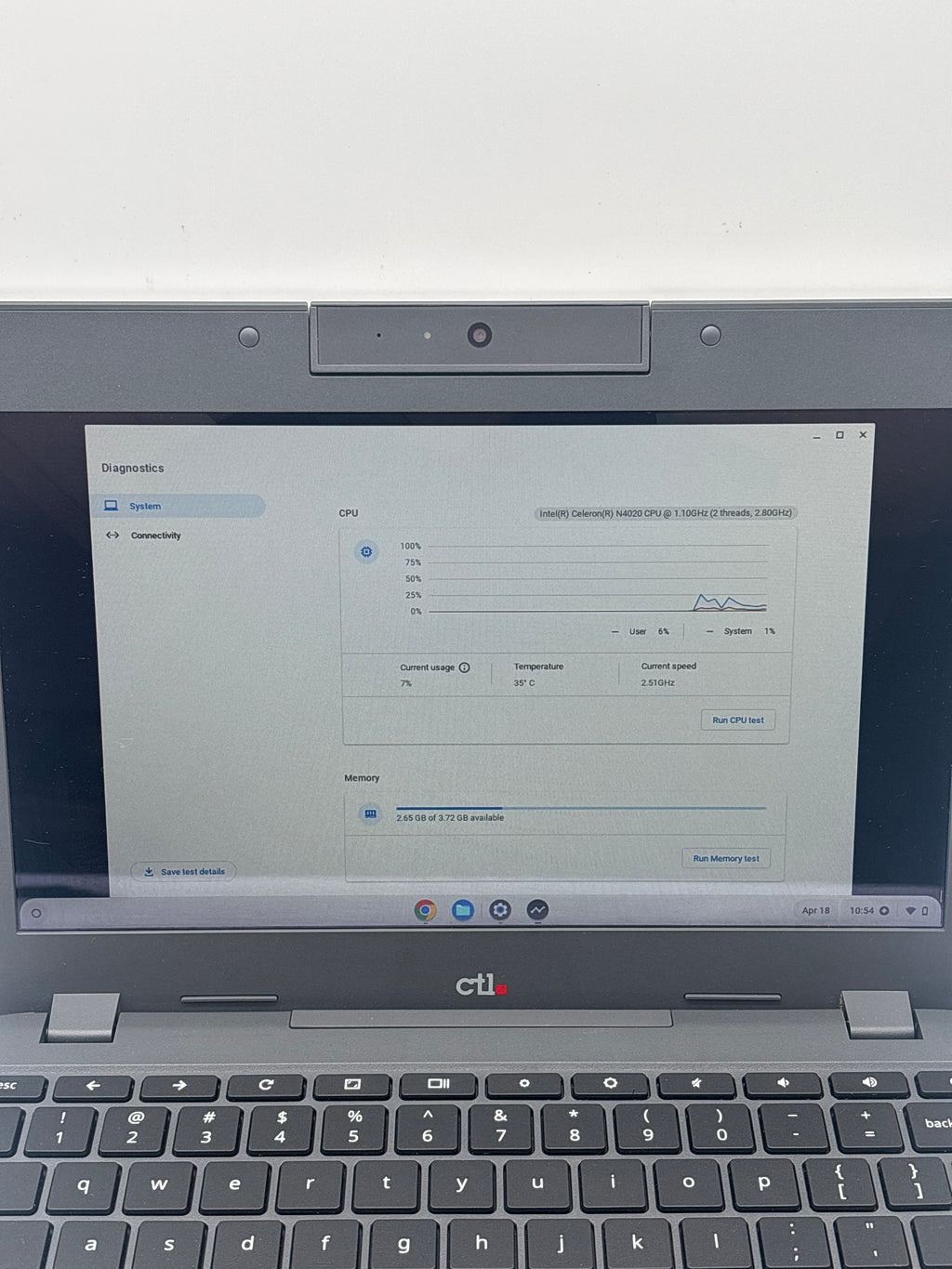 CTL Nl71CT Laptop Pentium N4020 4GB RAM 32GB