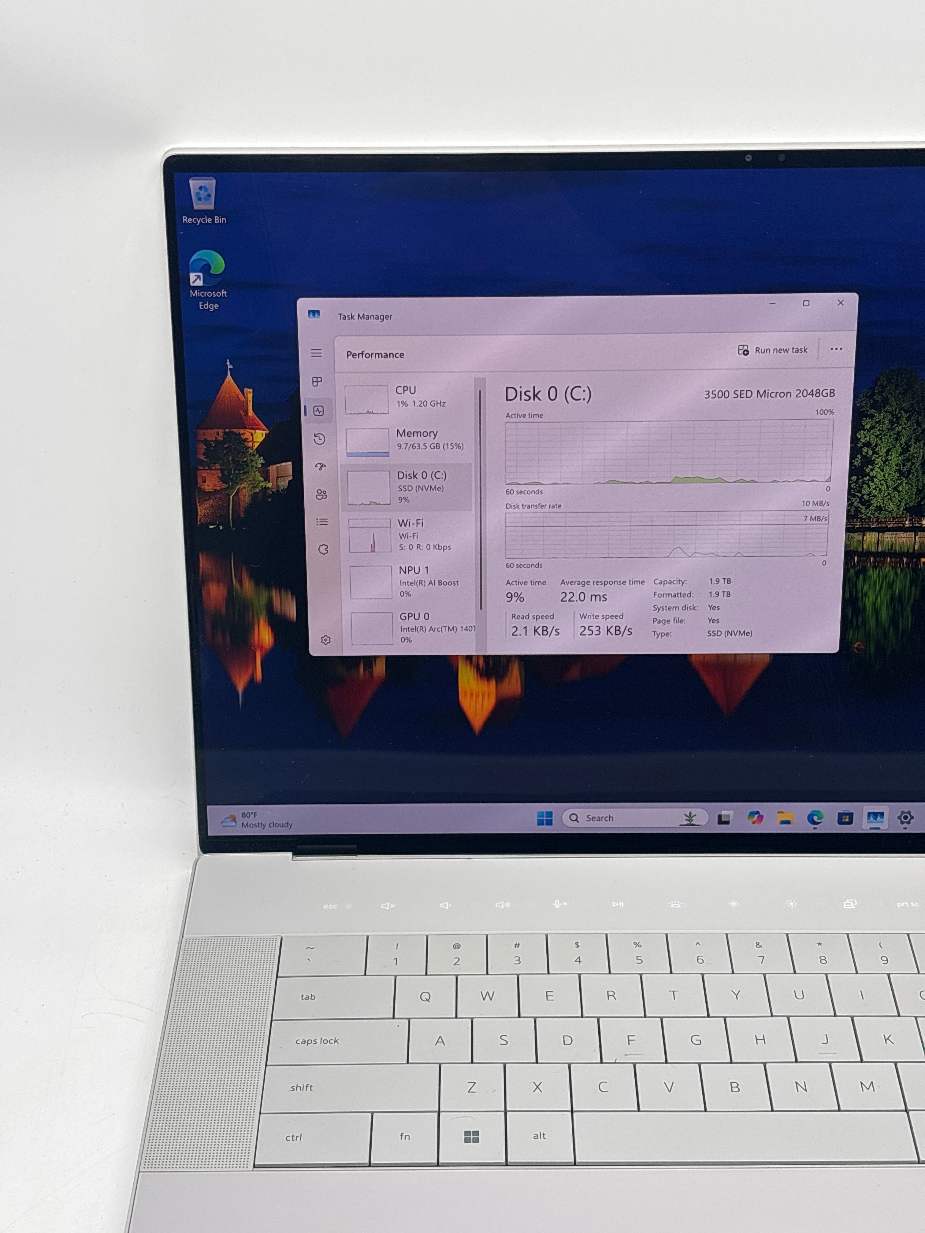 Dell XPS 16 Premium DA16250 Touch Ultra 9 285H 64GB RAM 2TB SSD RTX 5070