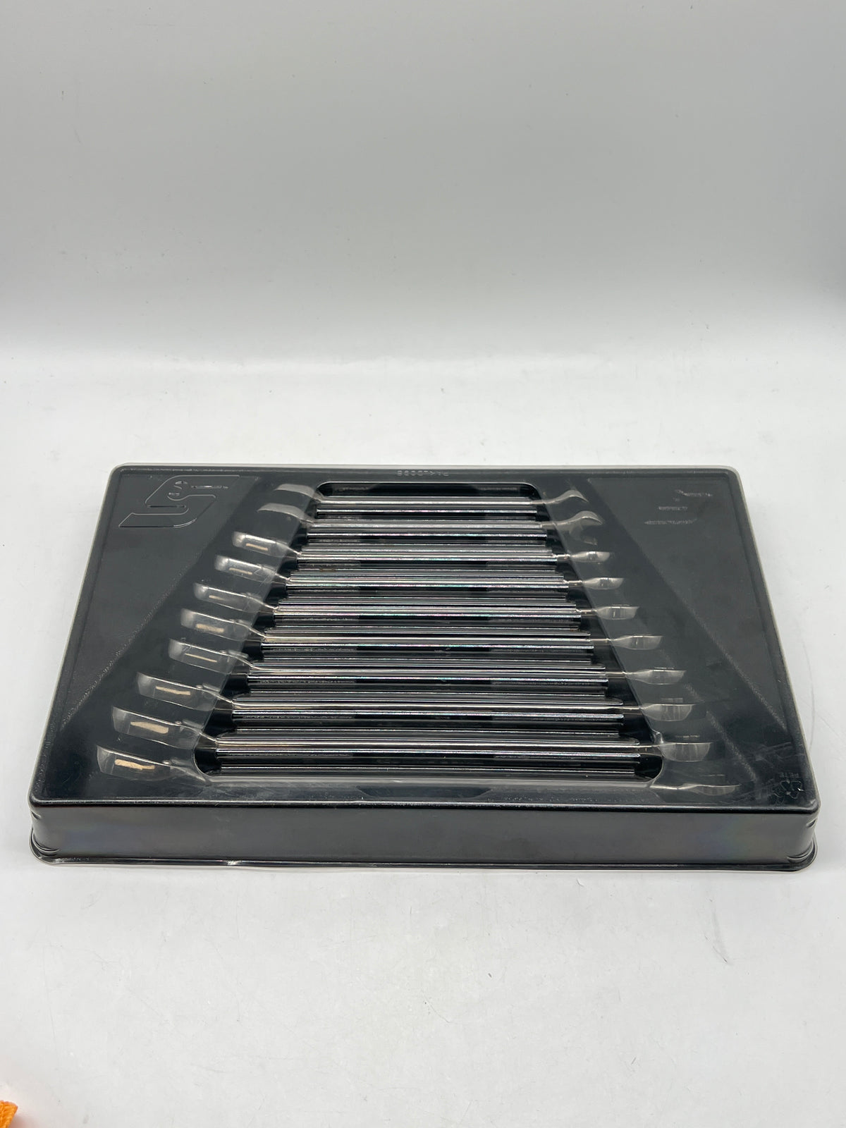 Snap-On SOXRRM710A 10-Piece 10-19mm Reversible Metric Ratcheting Wrench Set Silver - Used