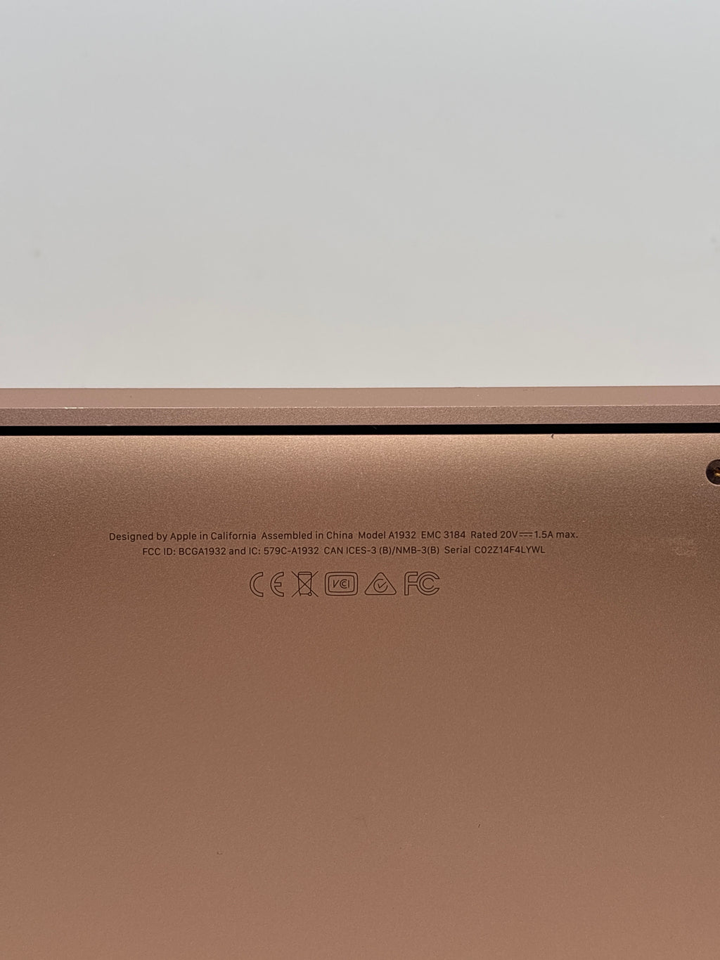 Apple MacBook Air 13" A1932 i5 8GB RAM 128GB SSD