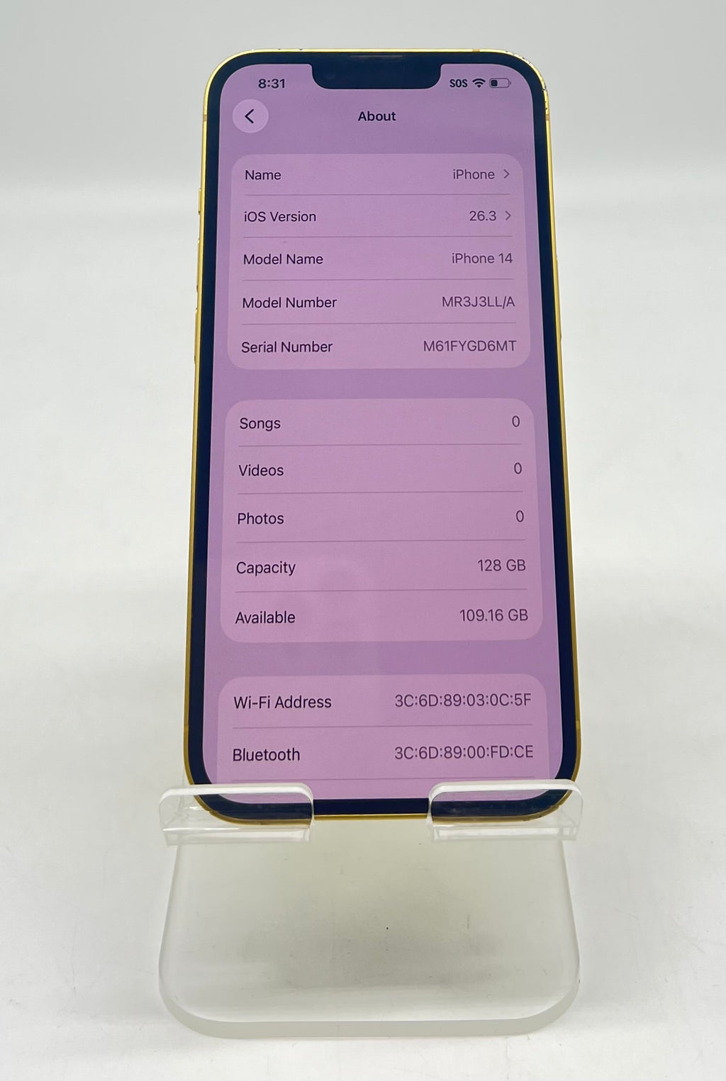 Apple iPhone 14 128GB Yellow Xfinity - Used