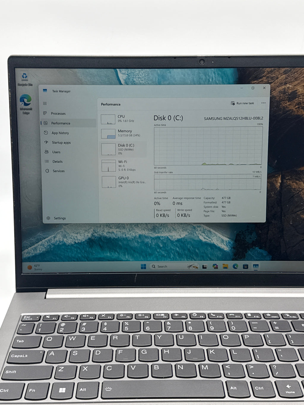 Lenovo ThinkBook 15 G2 ITL Touch i7-1165G7 16GB 512GB - For Parts (READ DESC)