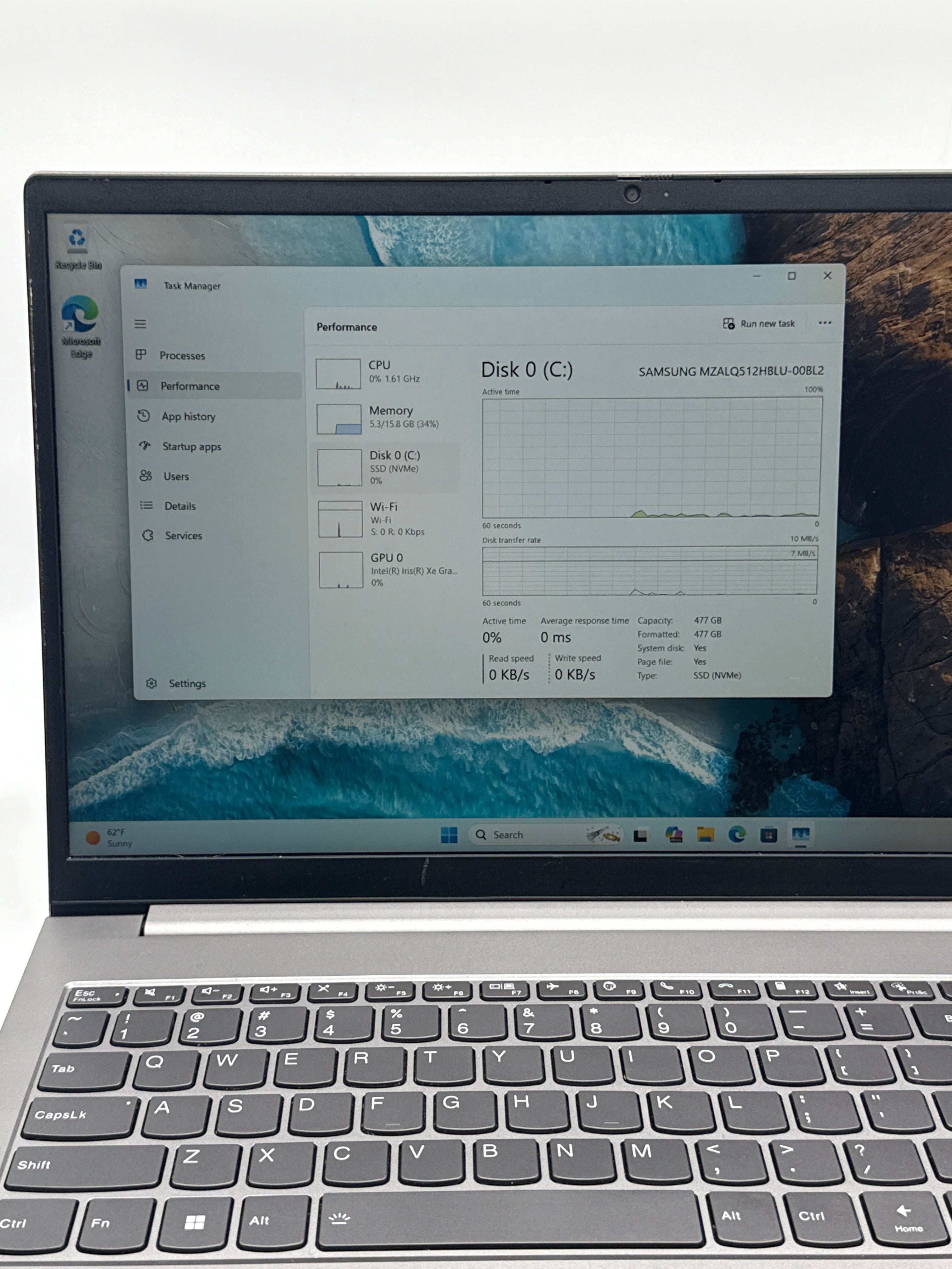 Lenovo ThinkBook 15 G2 ITL Touch i7-1165G7 16GB 512GB - For Parts (READ DESC)