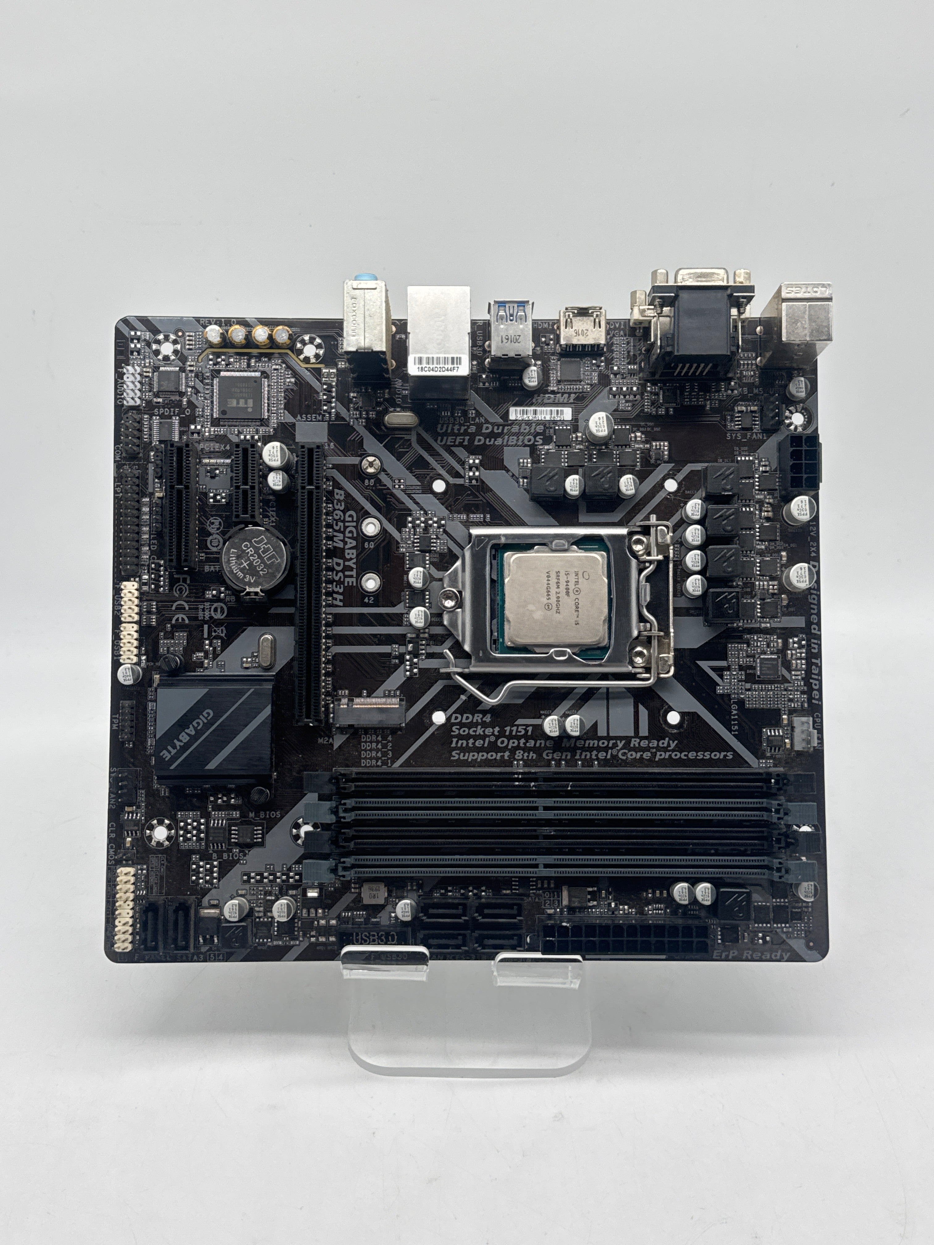 GIGABYTE B365M DS3H LGA1151 Motherboard w/ Intel Core i5-9400F 6 Cores 2.90GHz
