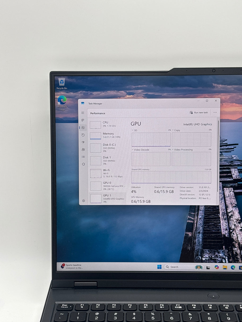 Lenovo Legion Pro 7 i9-13900XH 32GB RAM 2TB SSD RTX 4080 - Used