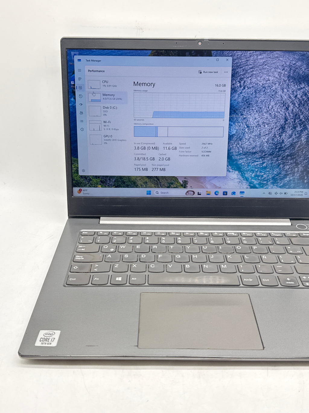 Lenovo ThinkBook 14-IML i7-10510U 16GB RAM 512GB SSD 14in - Broken Port