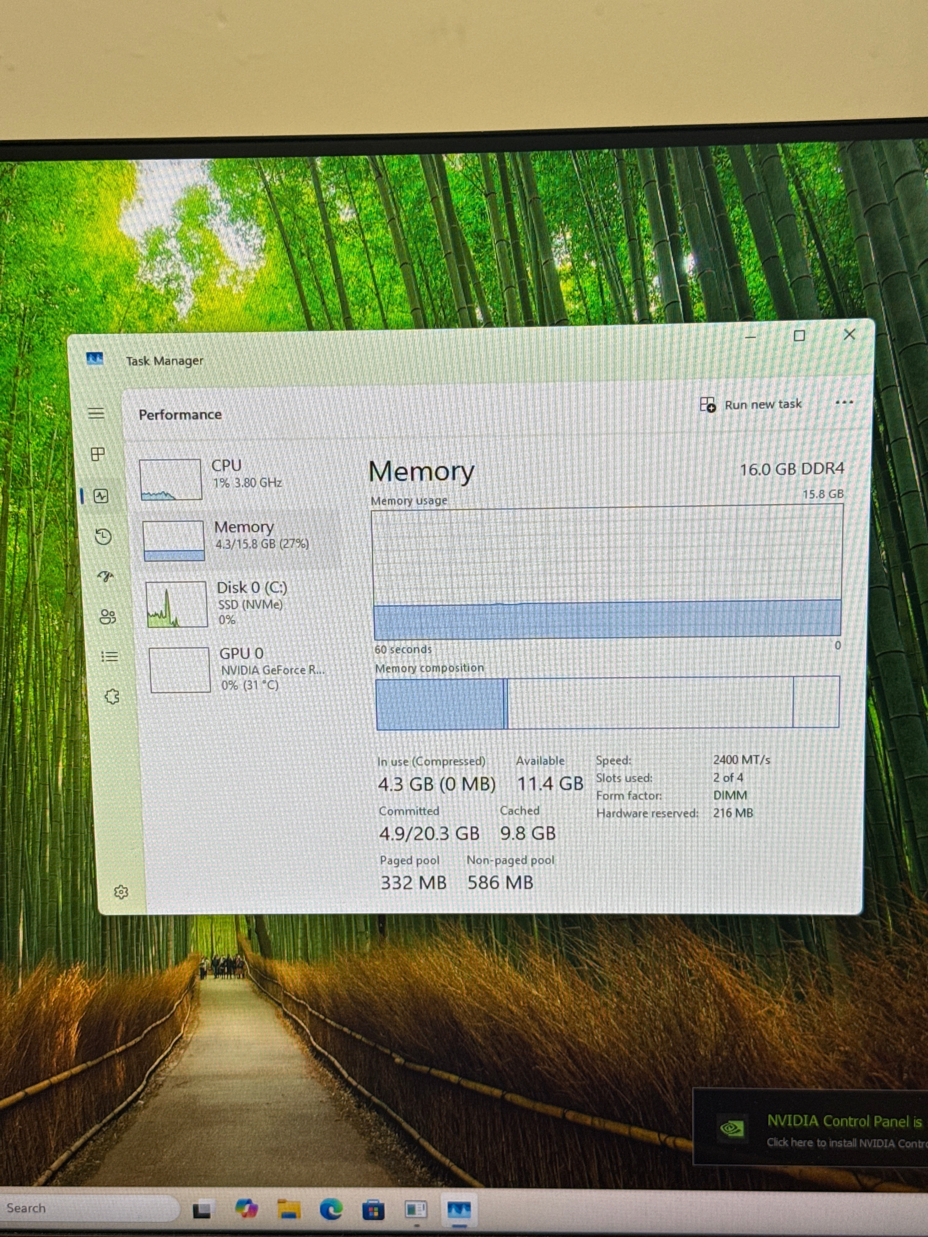 PC Ryzen 5 5500 16GB RAM 1TB SSD RTX 3060 - Minor Glass Crack