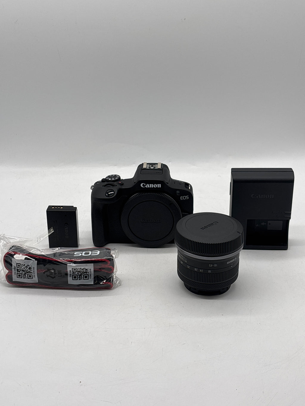 Canon EOS R100 w/ RF-S 18-45mm Lens Digital Camera Kit Black Open Box