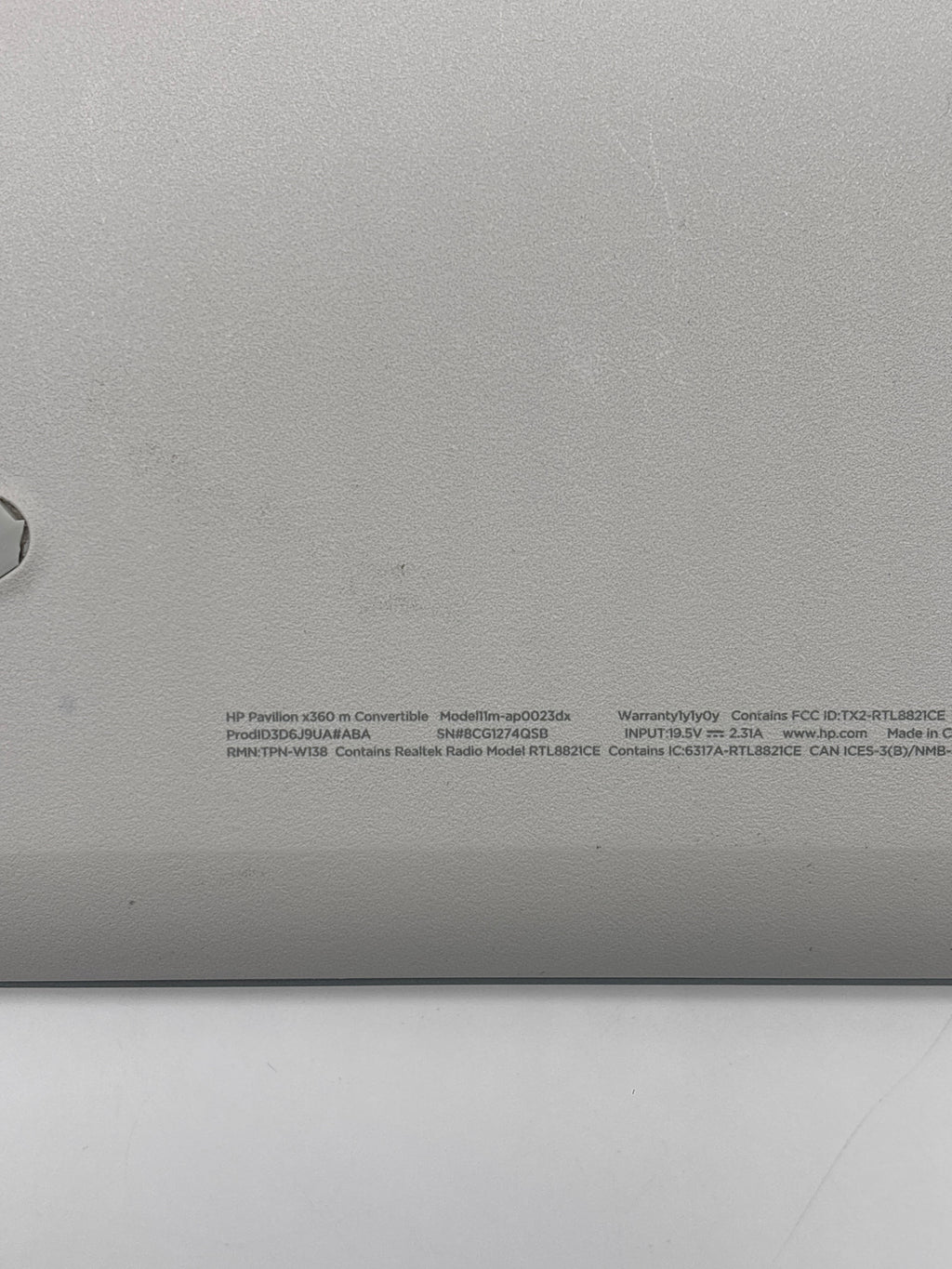HP Pavillion x360 m Convertible 11m-ap0xxx Pentium Silver N5030 4GB 128GB