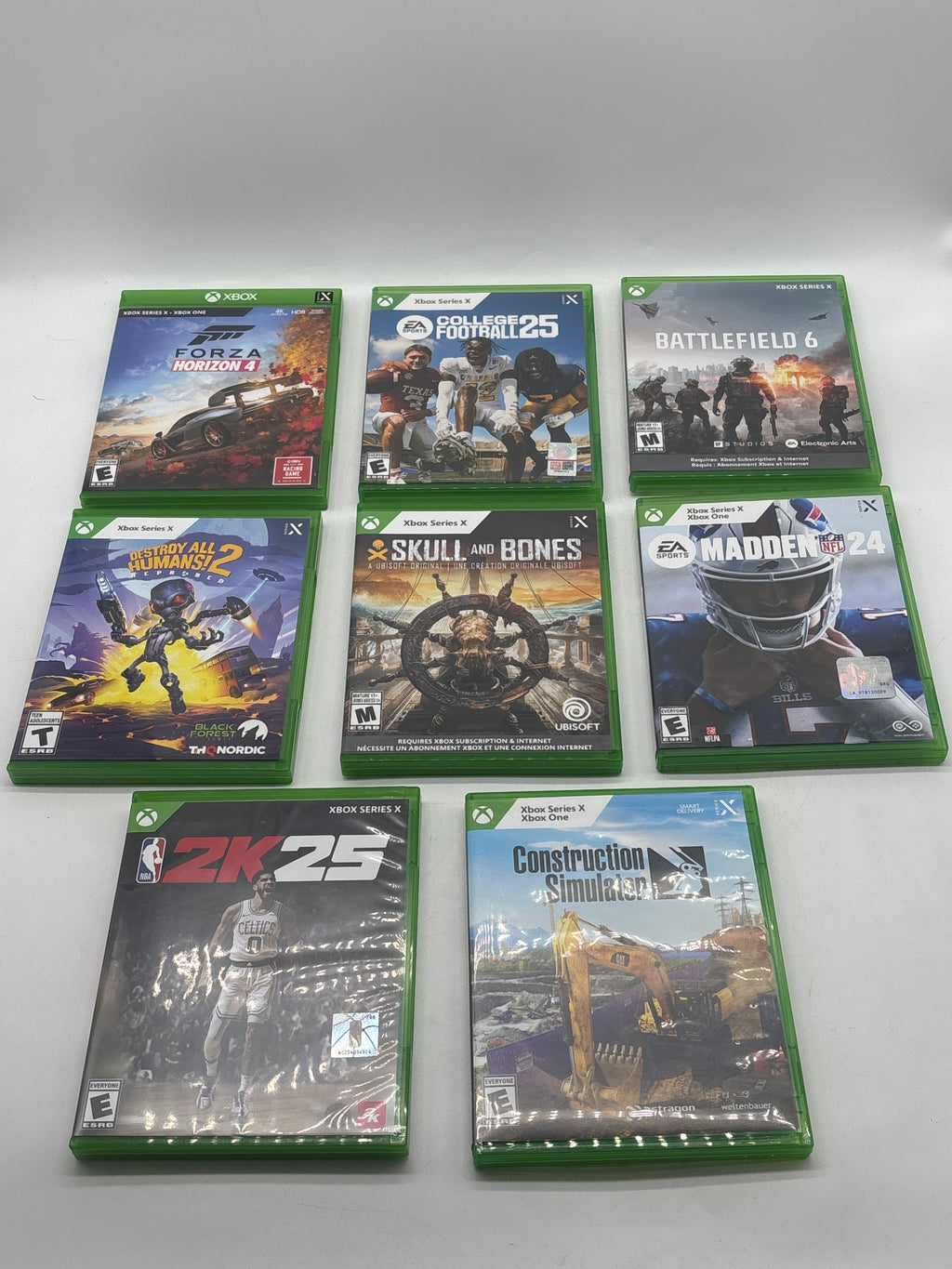 Lot of 8 Xbox Series x Games