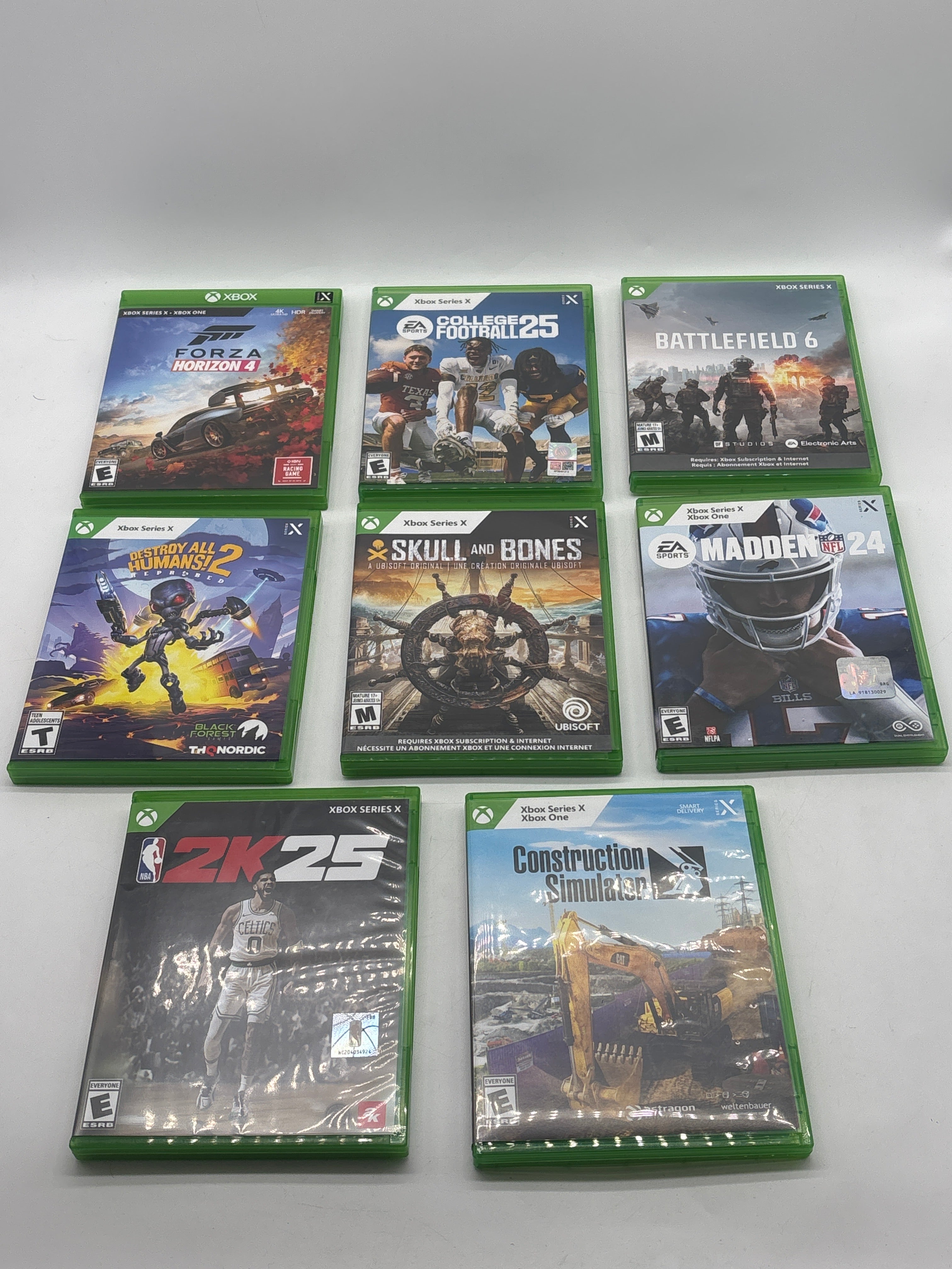 Lot of 8 Xbox Series x Games