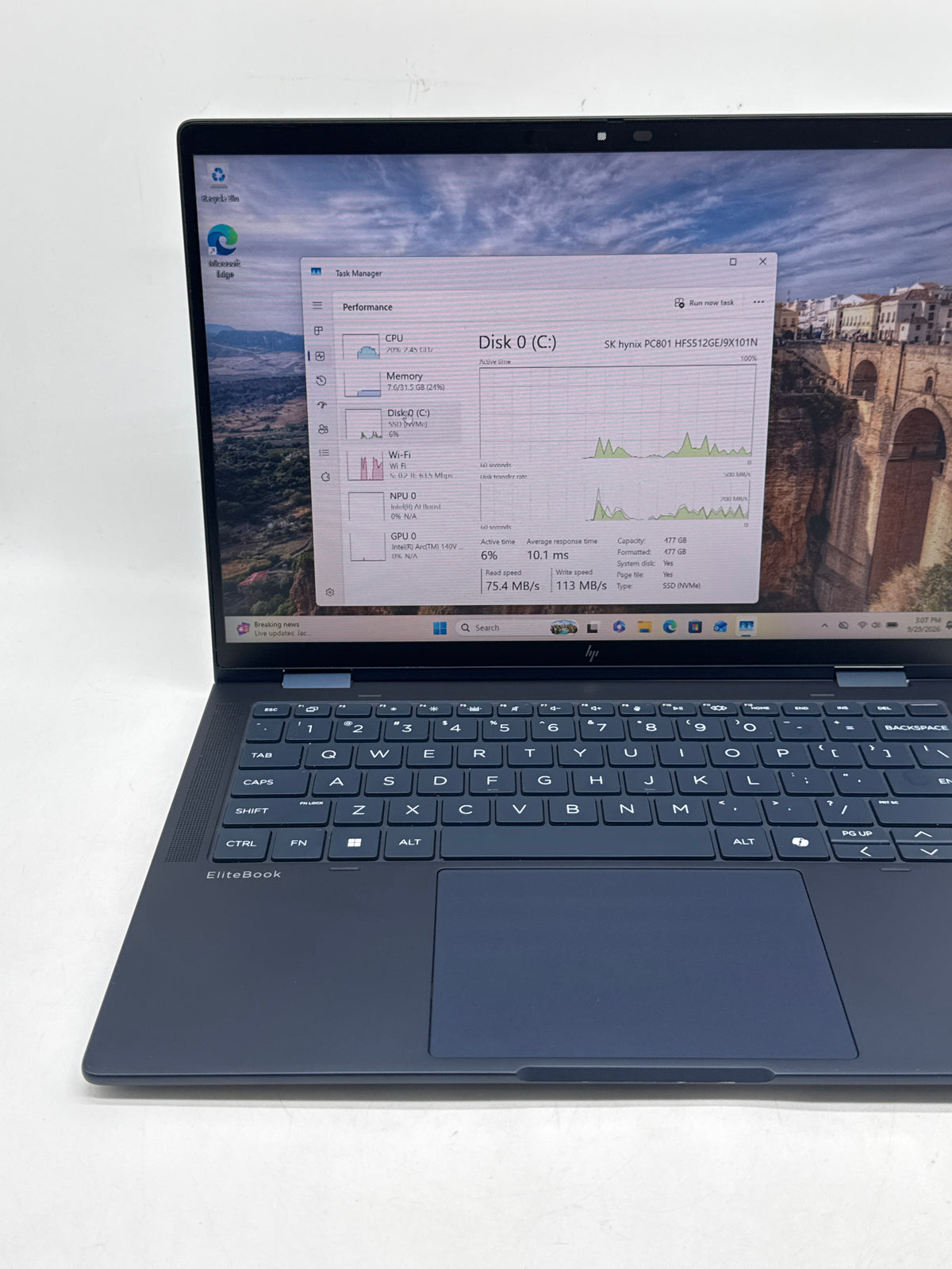 HP EliteBook X Flip G1i Ultra 7 268V 32GB 512GB SSD Arc 140v 14in - Read