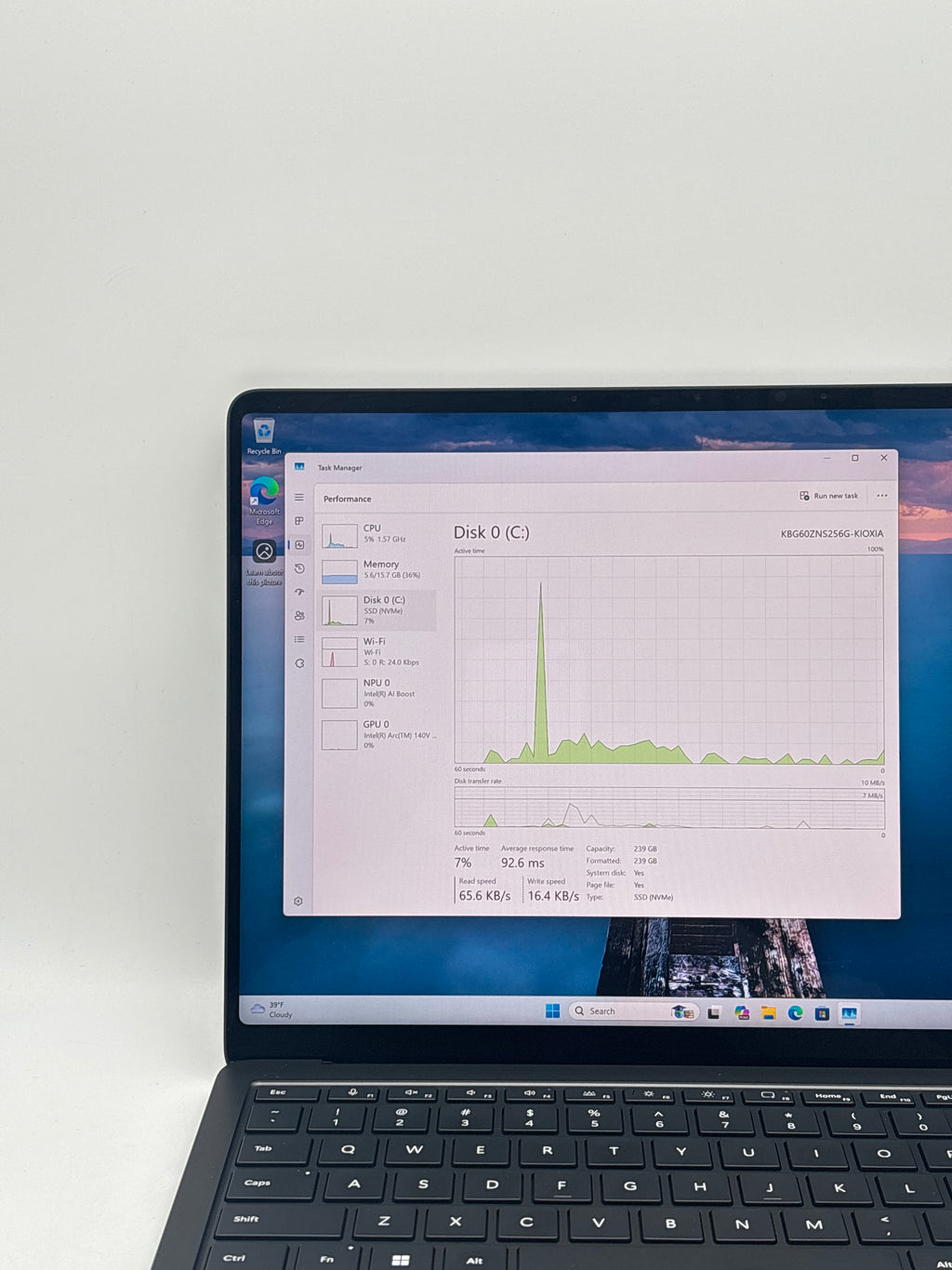 Microsoft Surface Laptop 7 Ultra 7 266V 16GB RAM 256GB SSD
