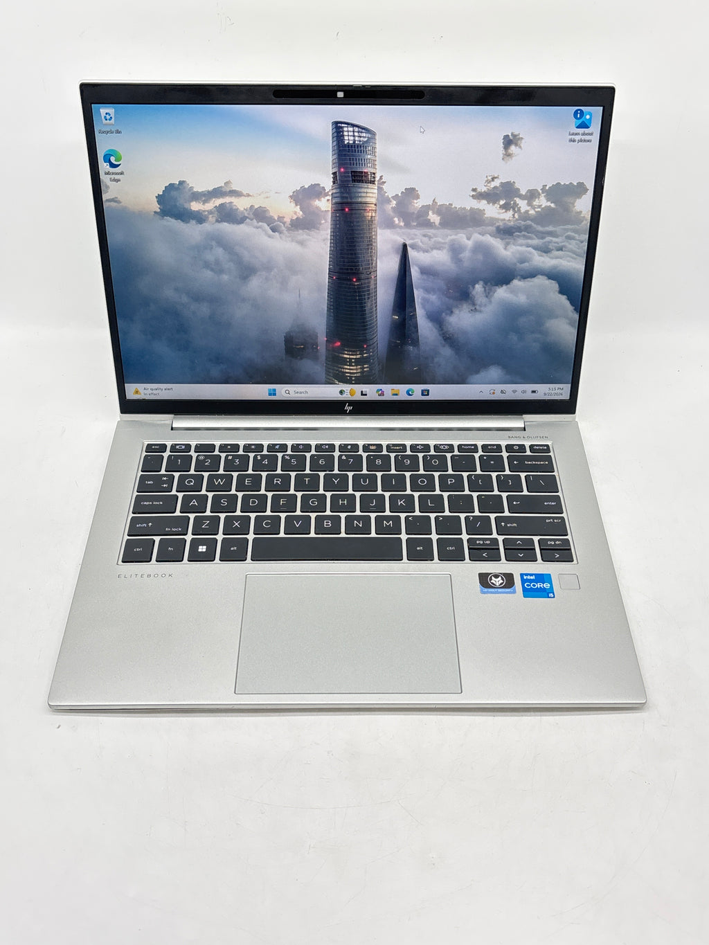 HP EliteBook 840 G9 14" Intel Core i5-1235U 16GB RAM 512GB SSD Silver - Used