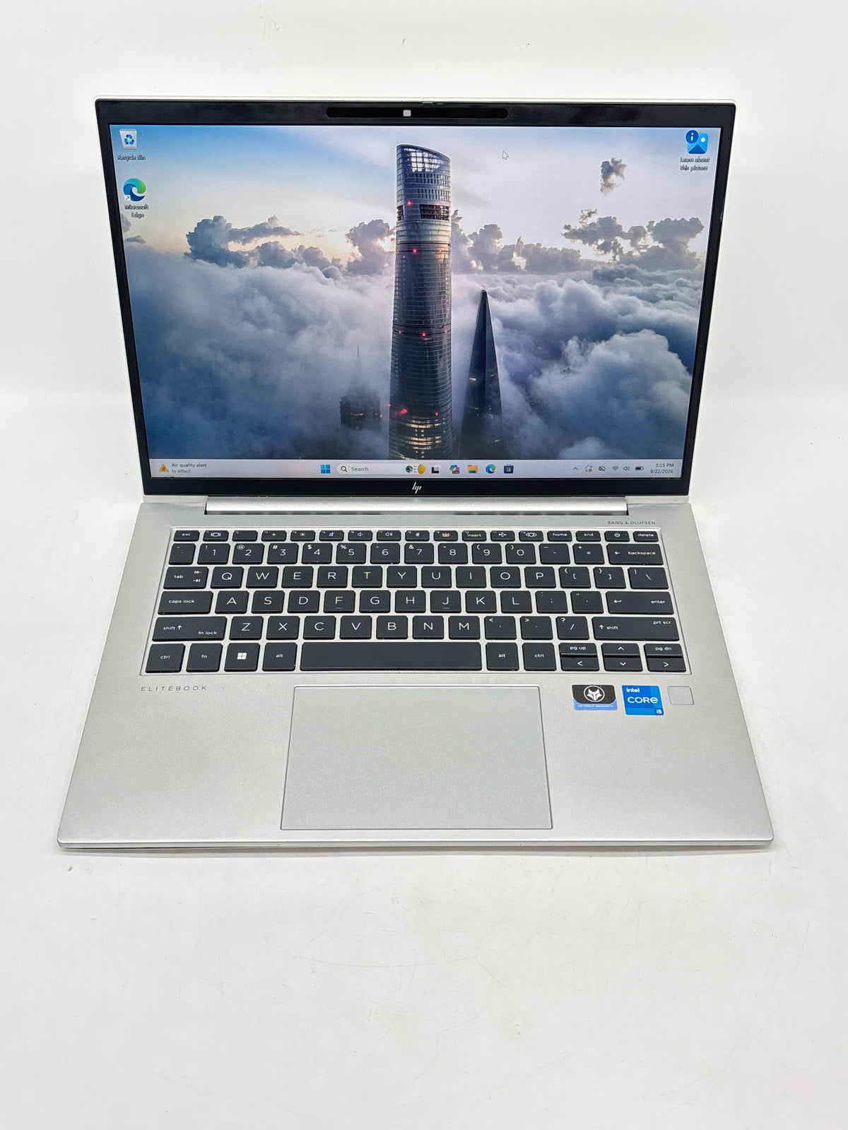 HP EliteBook 840 G9 14" Intel Core i5-1235U 16GB RAM 512GB SSD Silver - Used