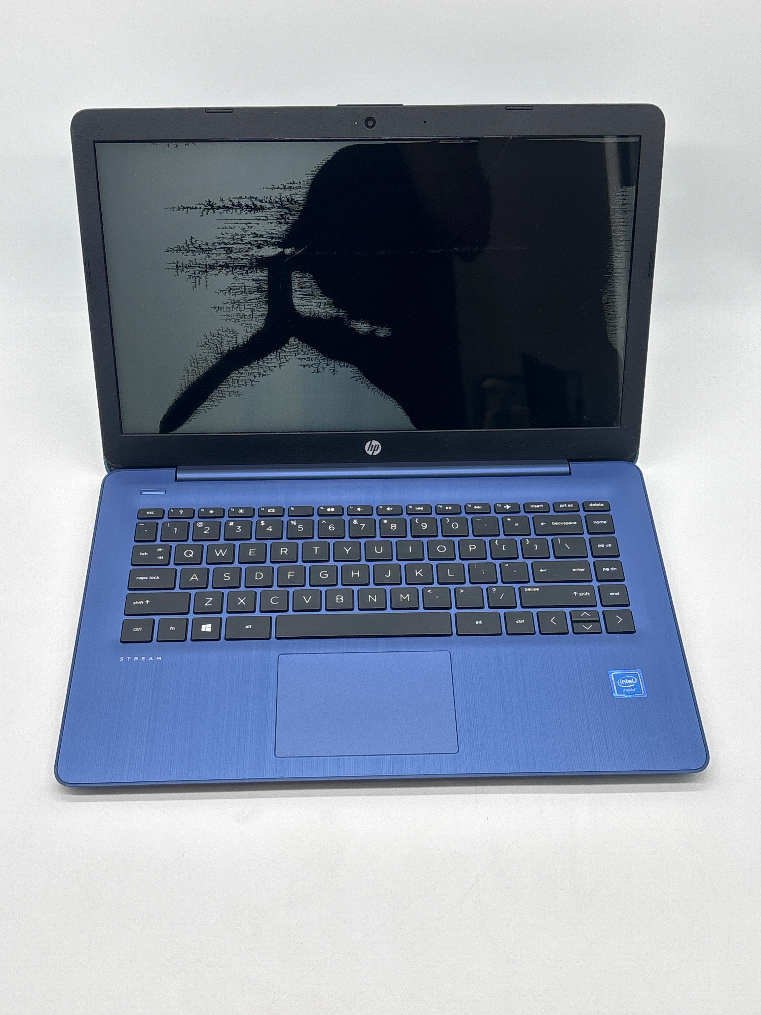 HP Stream 14-CB171WM Intel Celeron 4GB RAM 64GB SSD Blue - For Parts (Read DESC)