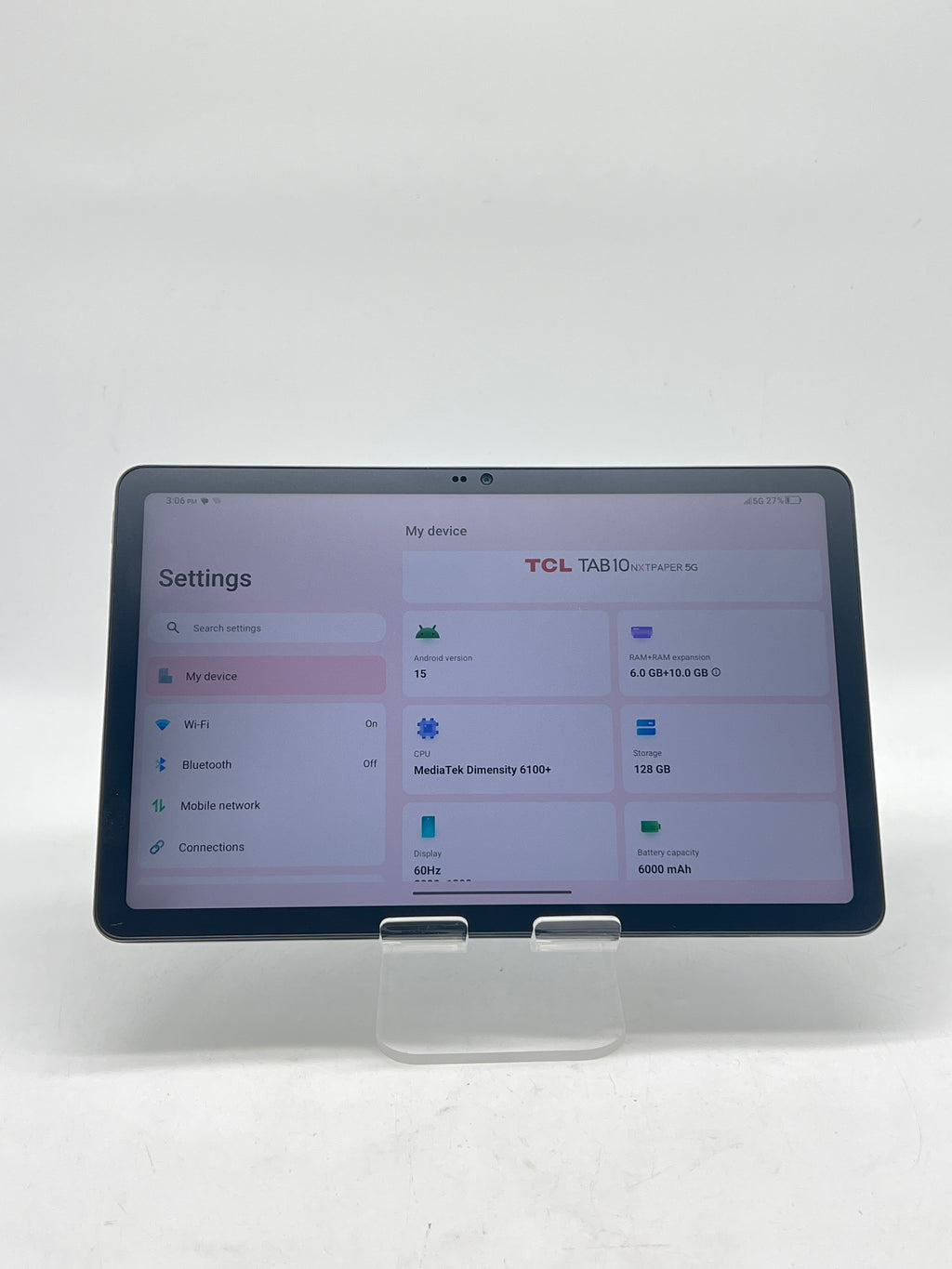 TCL Tab10 NXTPAPER 5G Tablet Black - Used