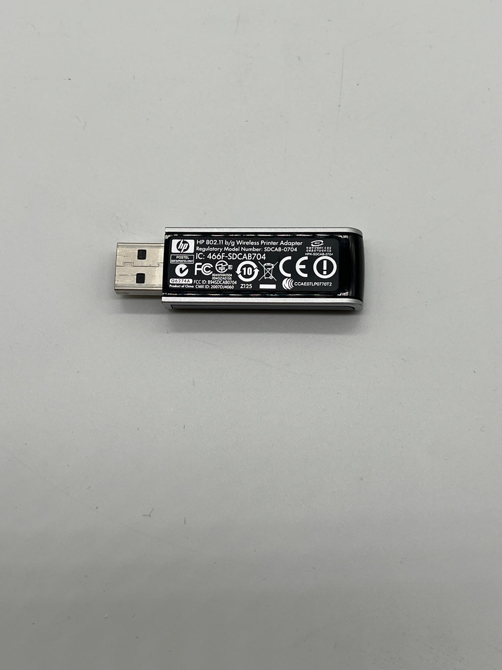 HP OfficeJet SNPRC-0705 Mobile USB Ink Printer W/ Power Cord Tested Powers On