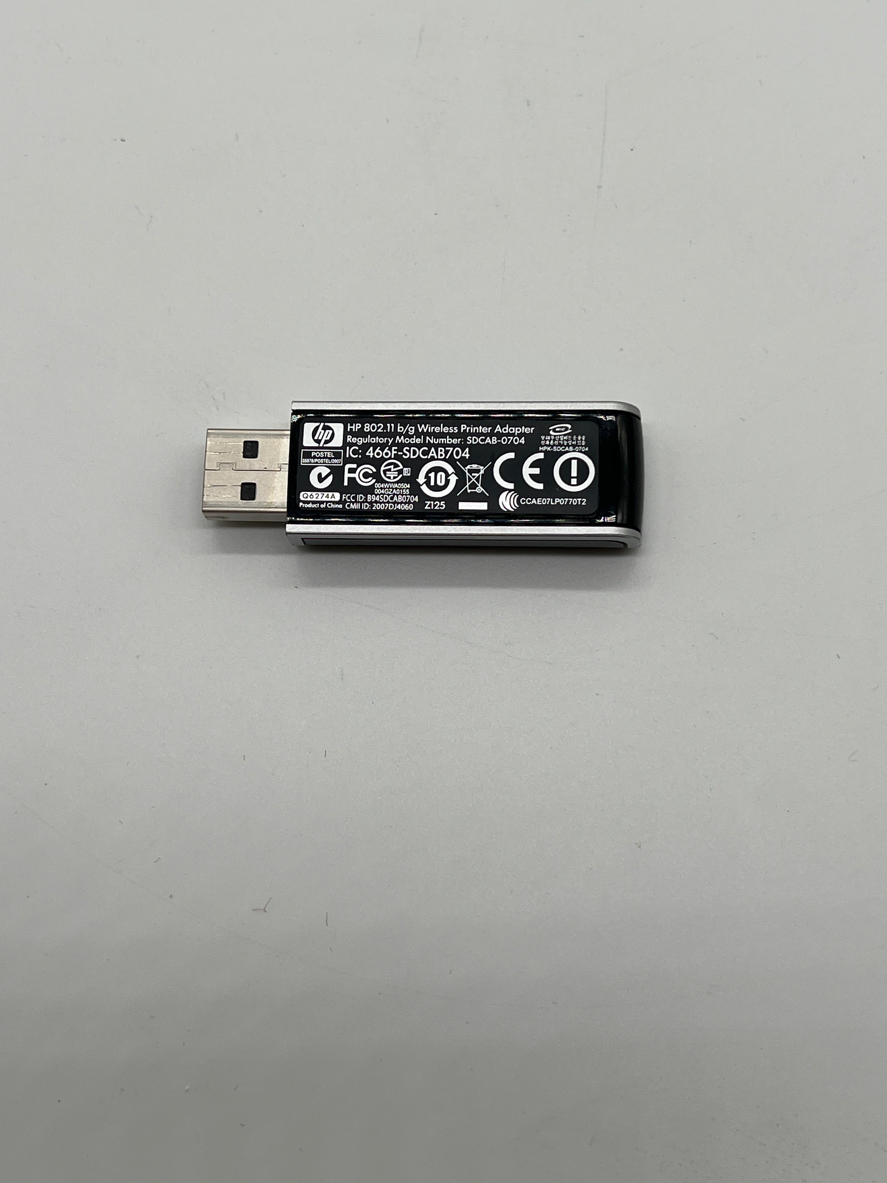 HP OfficeJet SNPRC-0705 Mobile USB Ink Printer W/ Power Cord Tested Powers On