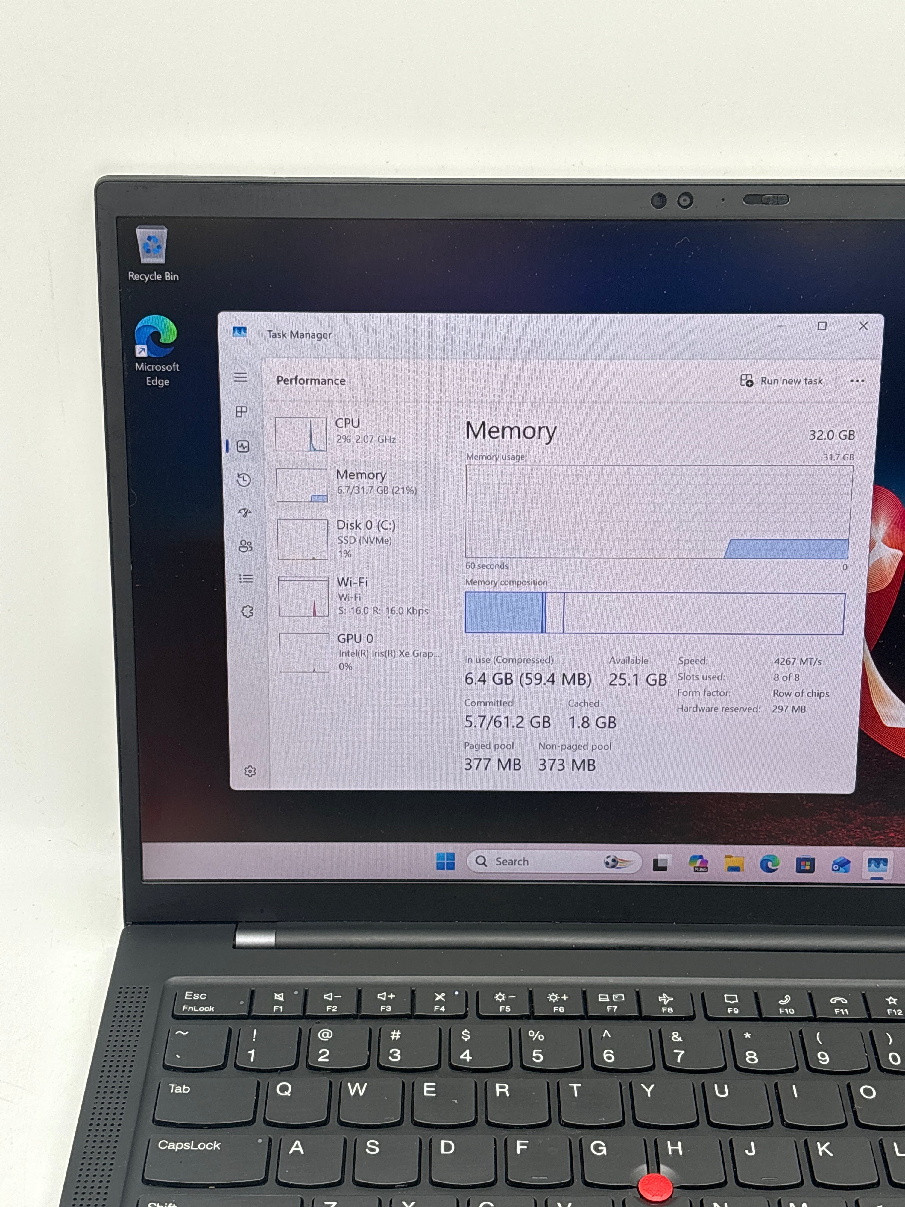 Lenovo ThinkPad X1 Carbon Gen 9 14" i5-1145G7 32GB RAM 256GB SSD - Used
