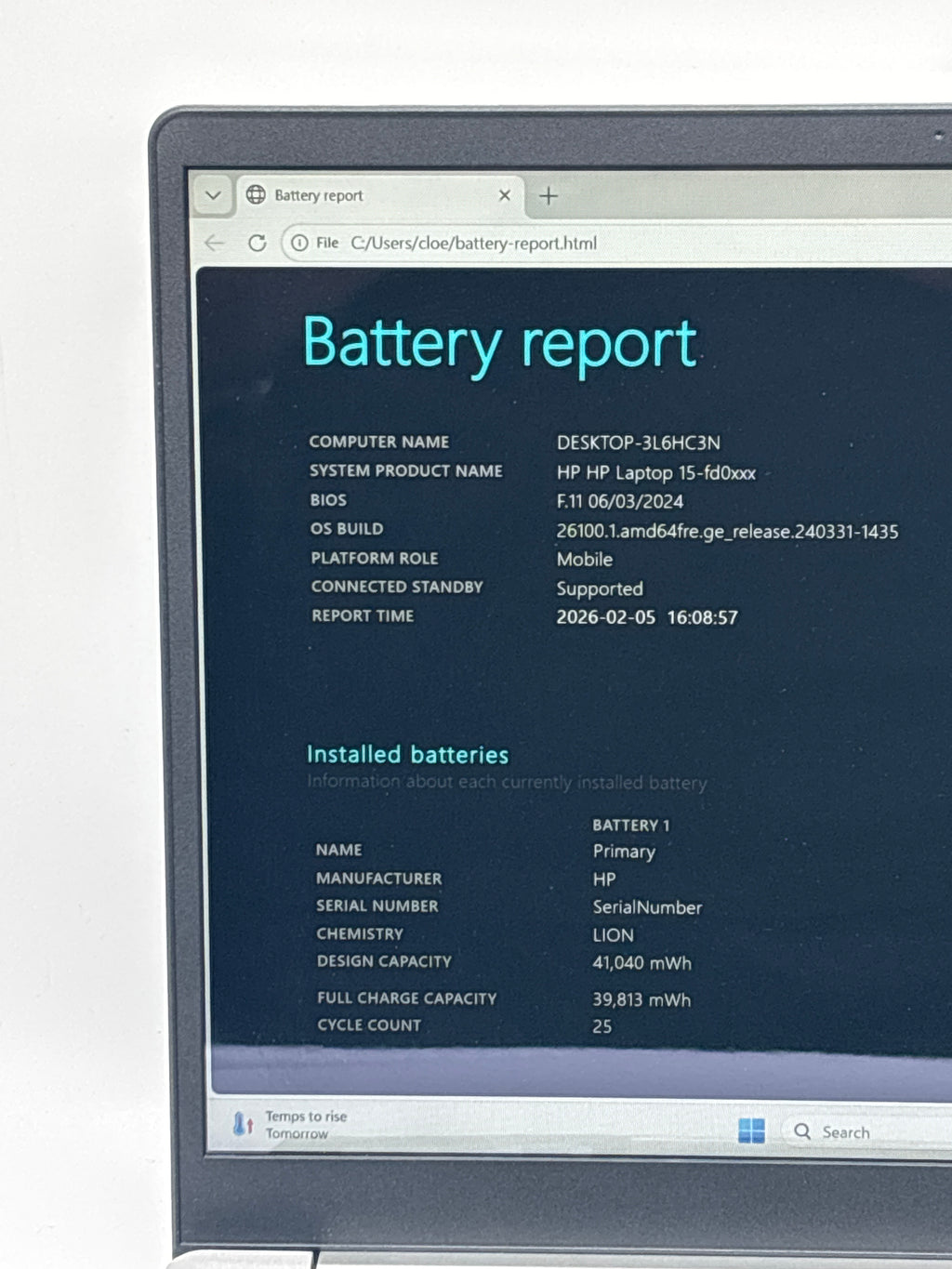 HP Laptop 15-fd0107dx i7-1255U 16 GB RAM 512 GB SSD