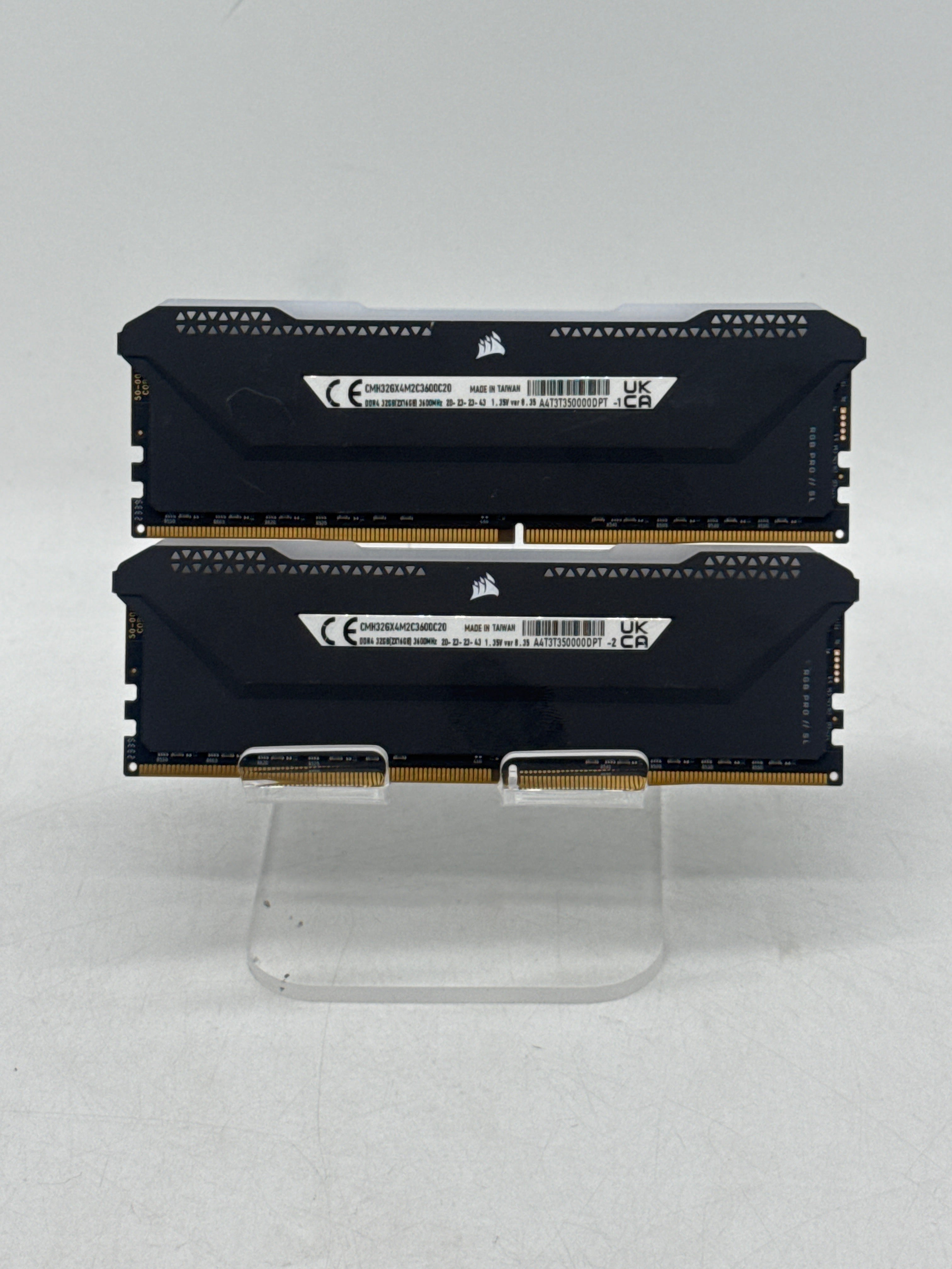 CORSAIR Vengeance RGB Pro SL 32GB (2x16GB) DDR4-3600 CL20 Black
