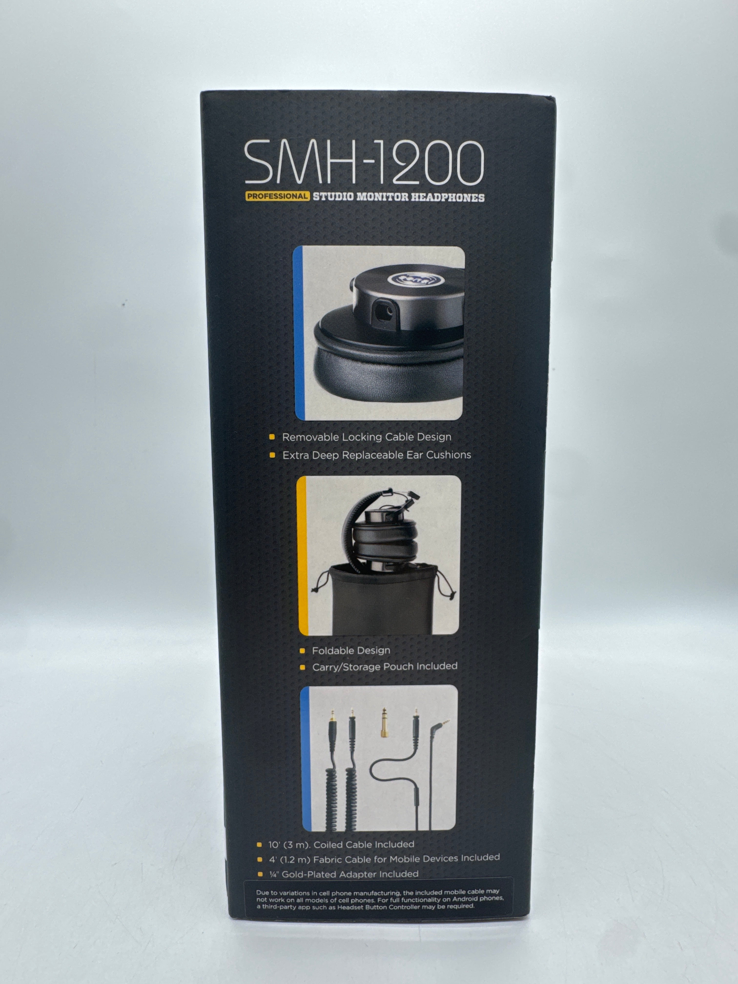 Senal SMH-1200 Studio Monitor Headphones - New In Box
