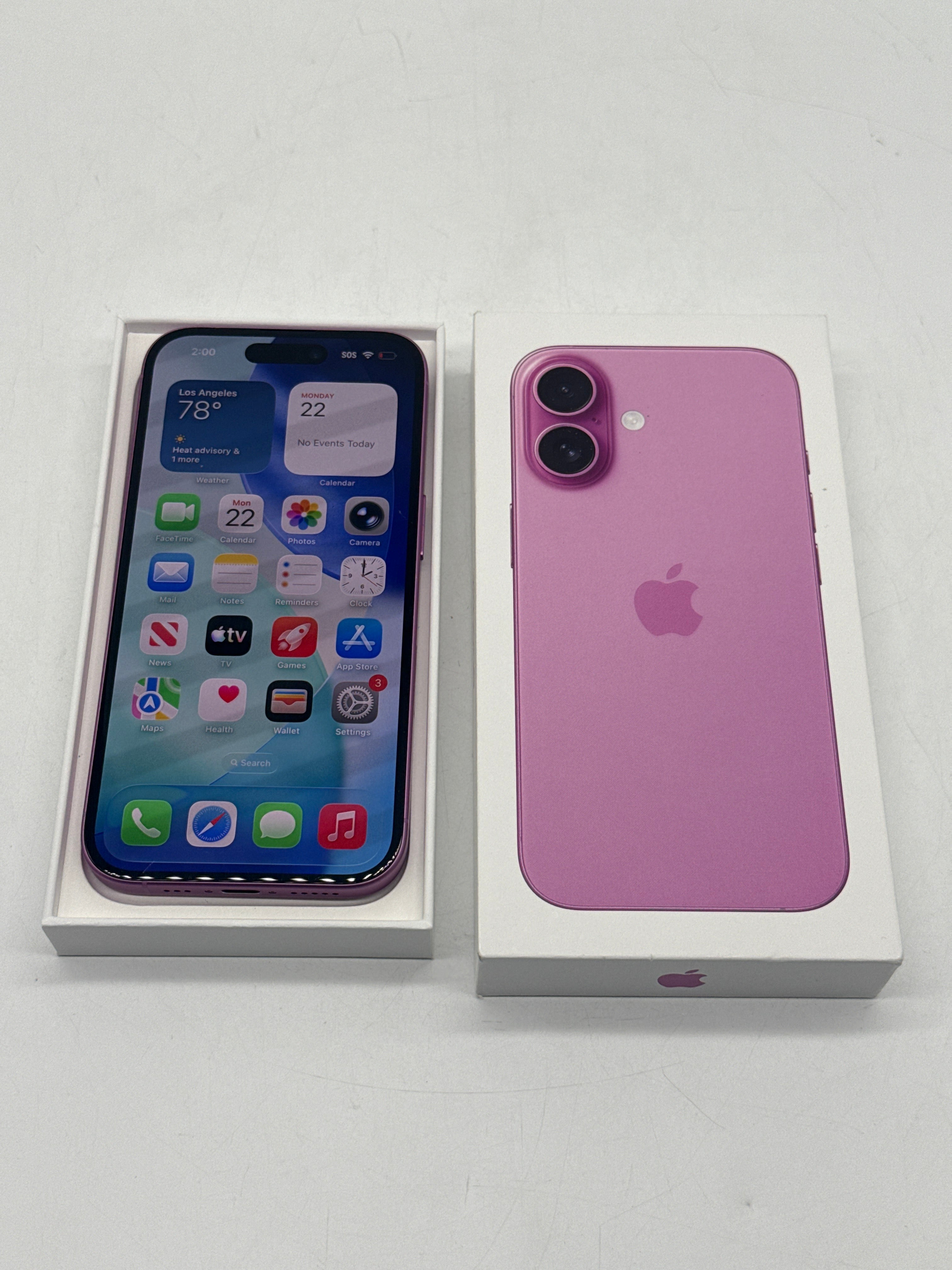 Apple iPhone 16 128GB Pink Unlocked - Used With Box