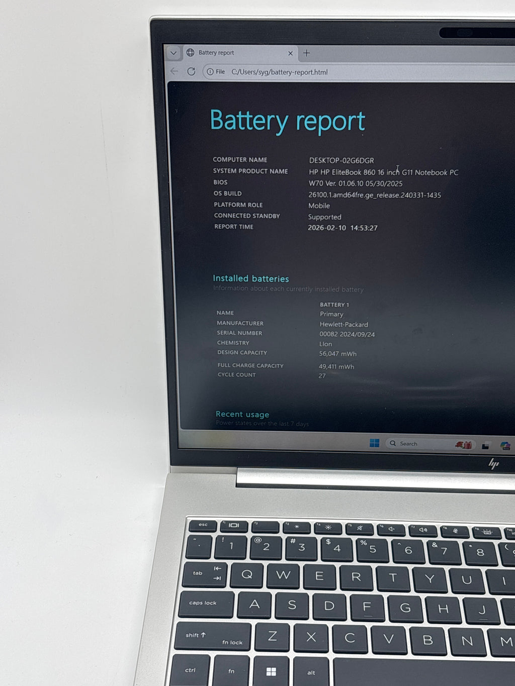 HP Elitebook 860 G11 Ultra 5 135U 16GB RAM 1TB SSD